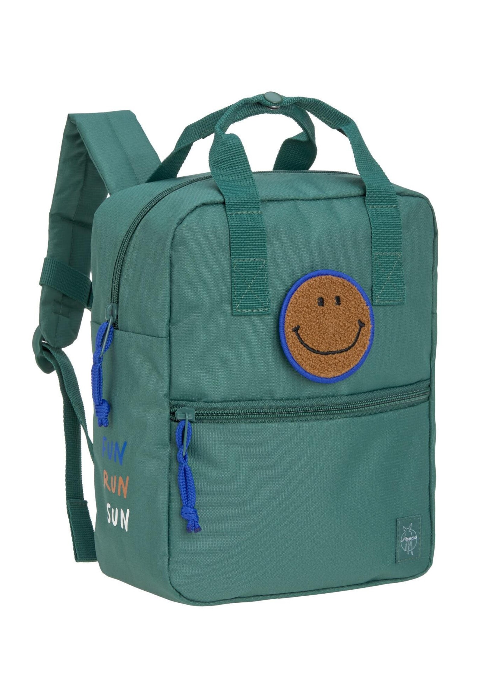 Lassig Lassig - mini square backpack little gang dark green