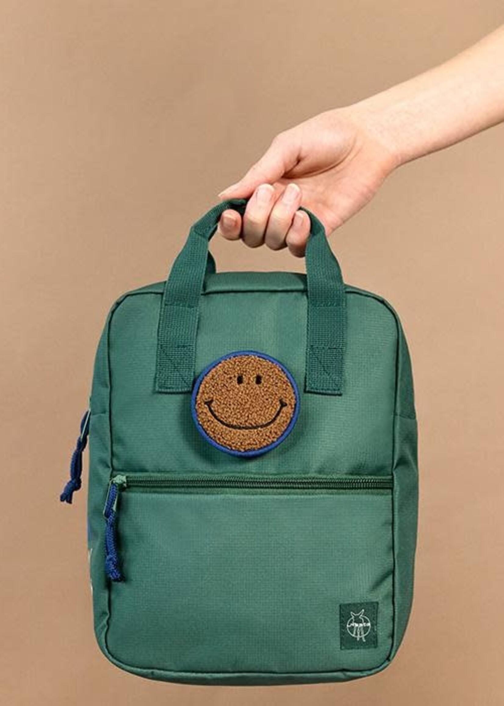 Lassig Lassig - mini square backpack little gang dark green