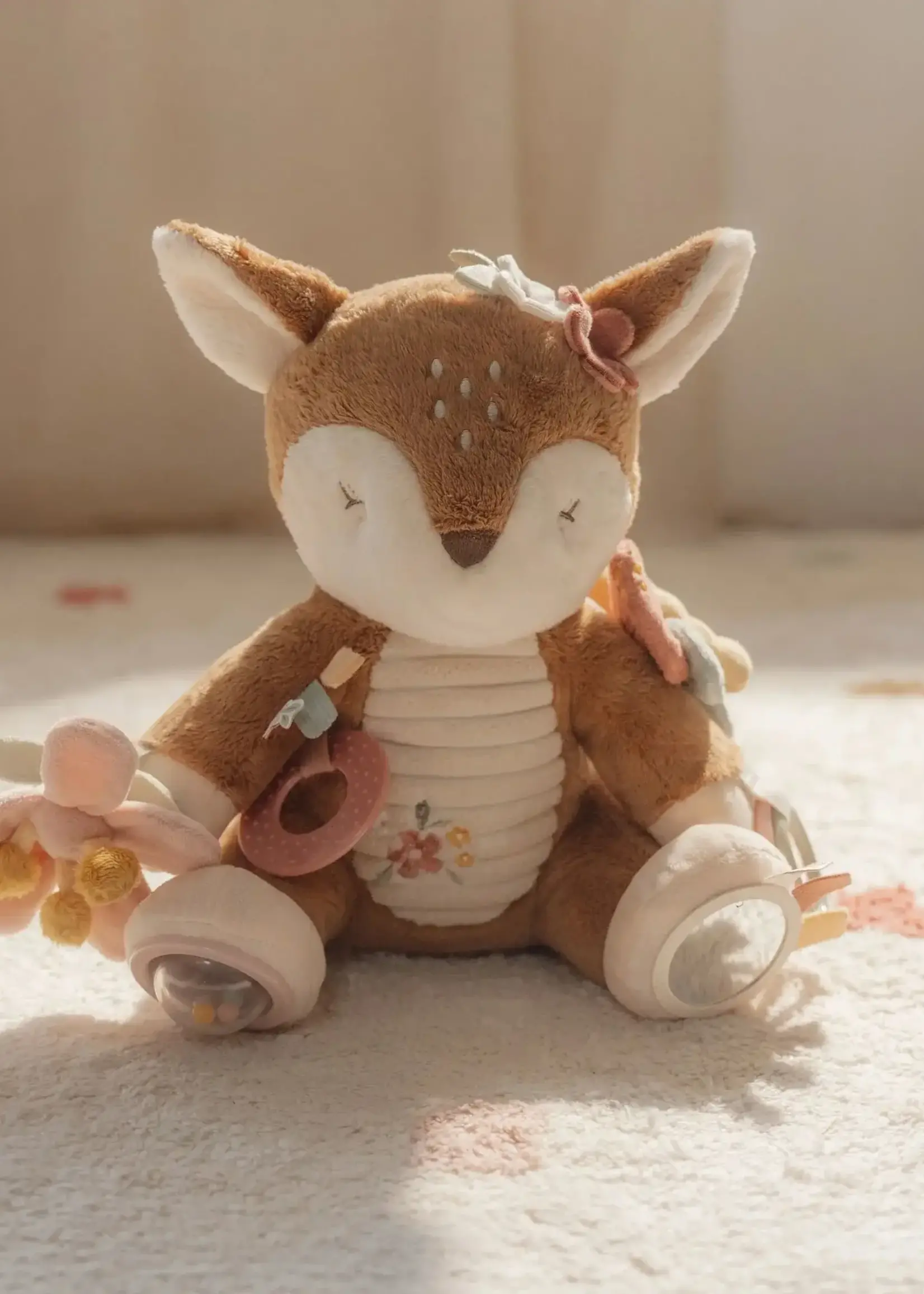 Little Dutch - activiteitenknuffel hert roze - fairy garden