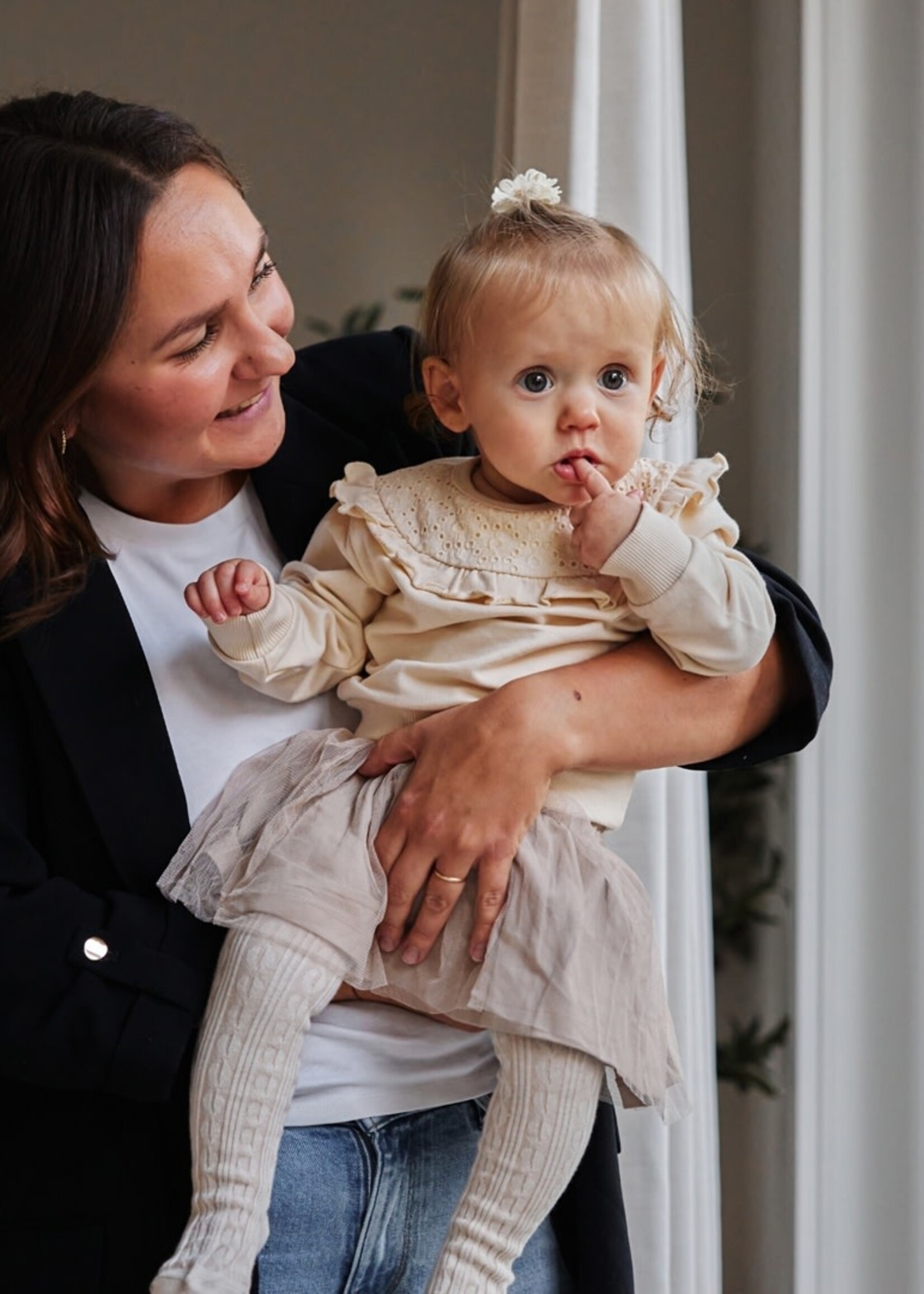 Dirkje Dirkje - 2 delige set maillot beige