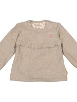 Bess Bess - Shirt l.sl. Rib sand