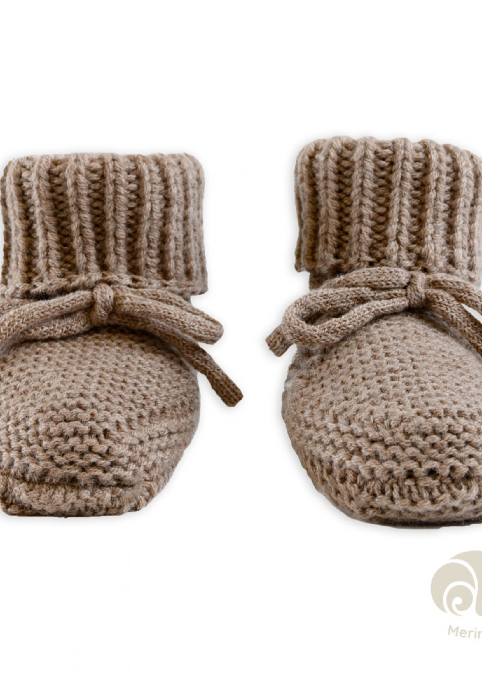 Lodger Lodger - Merino wollen babyslofjes buffalo