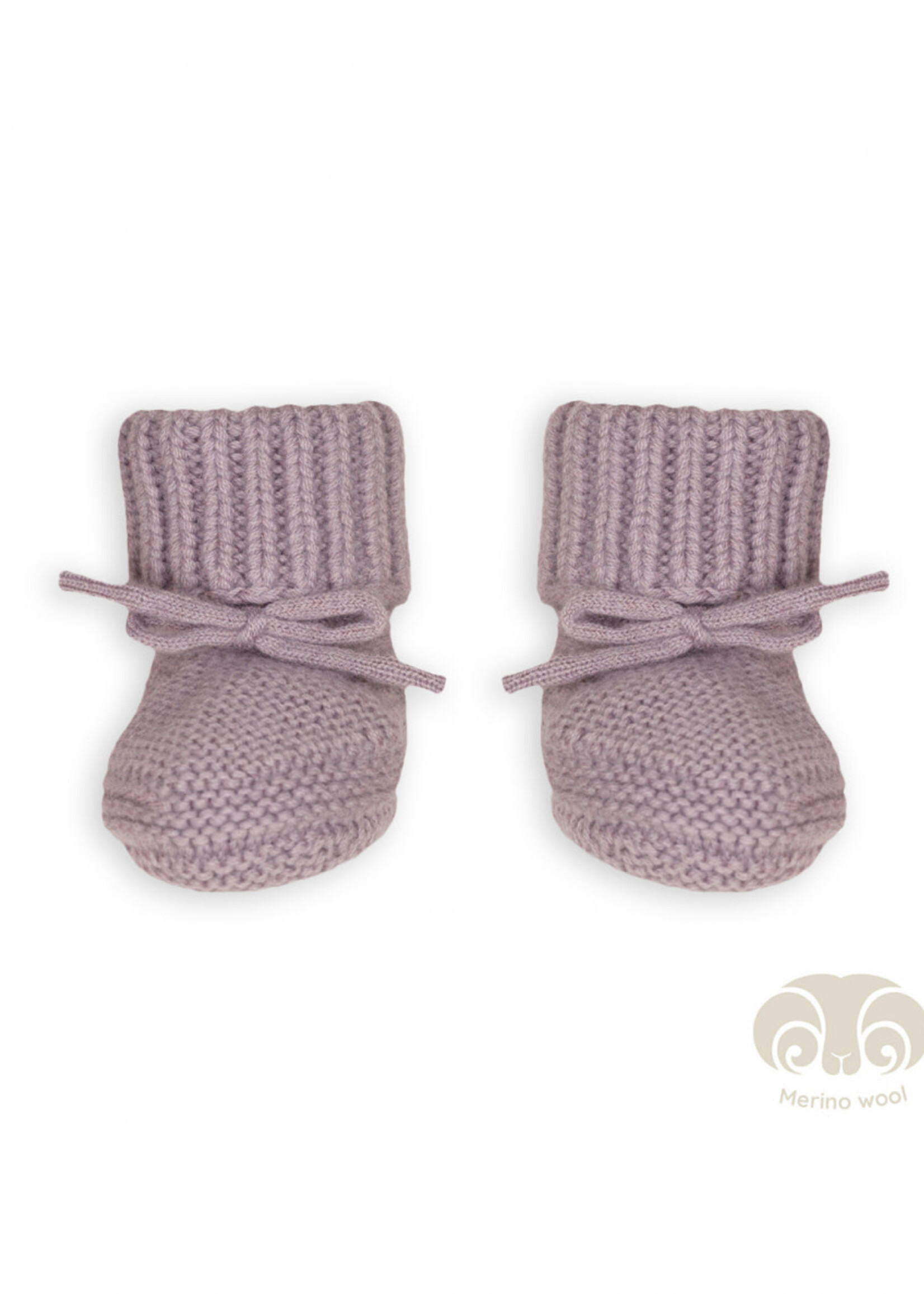 Lodger Lodger - Merino wollen babyslofjes rose