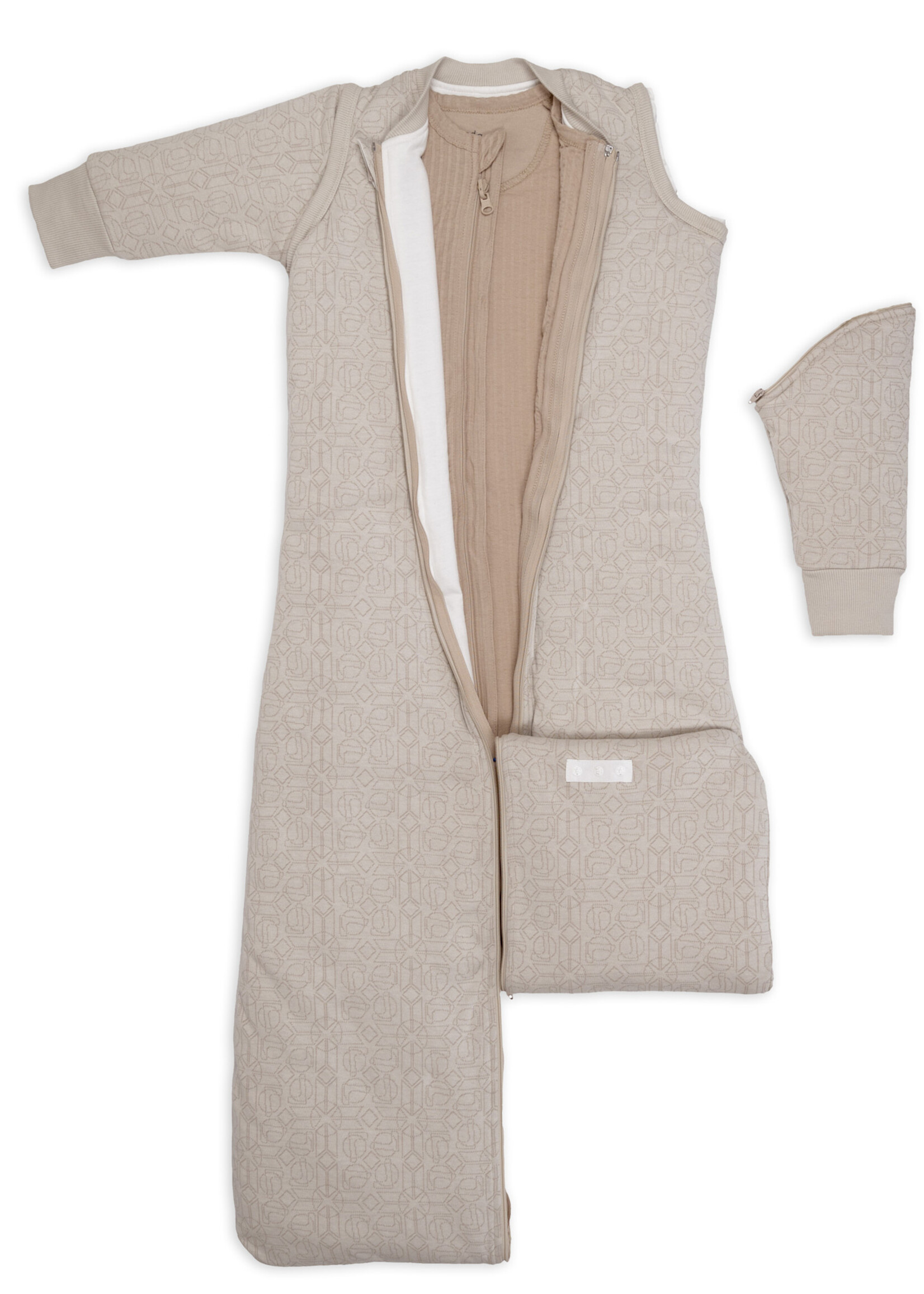 Lodger Lodger - 4-seizoenen slaapzak beige 68/98