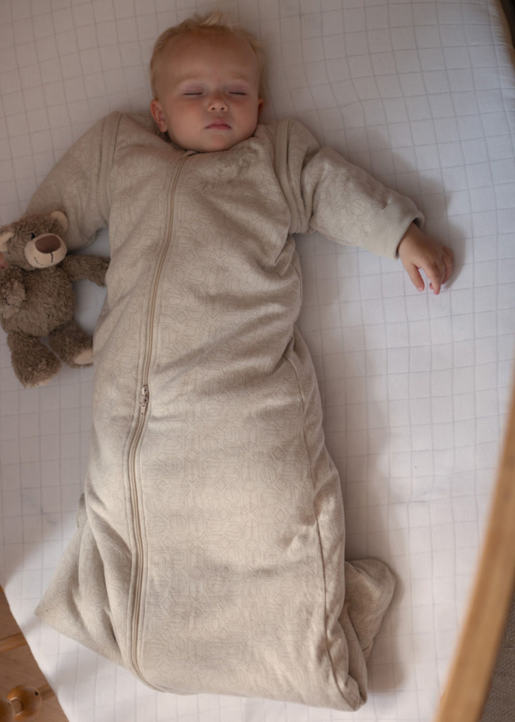 Lodger Lodger - 4-seizoenen slaapzak beige 68/98