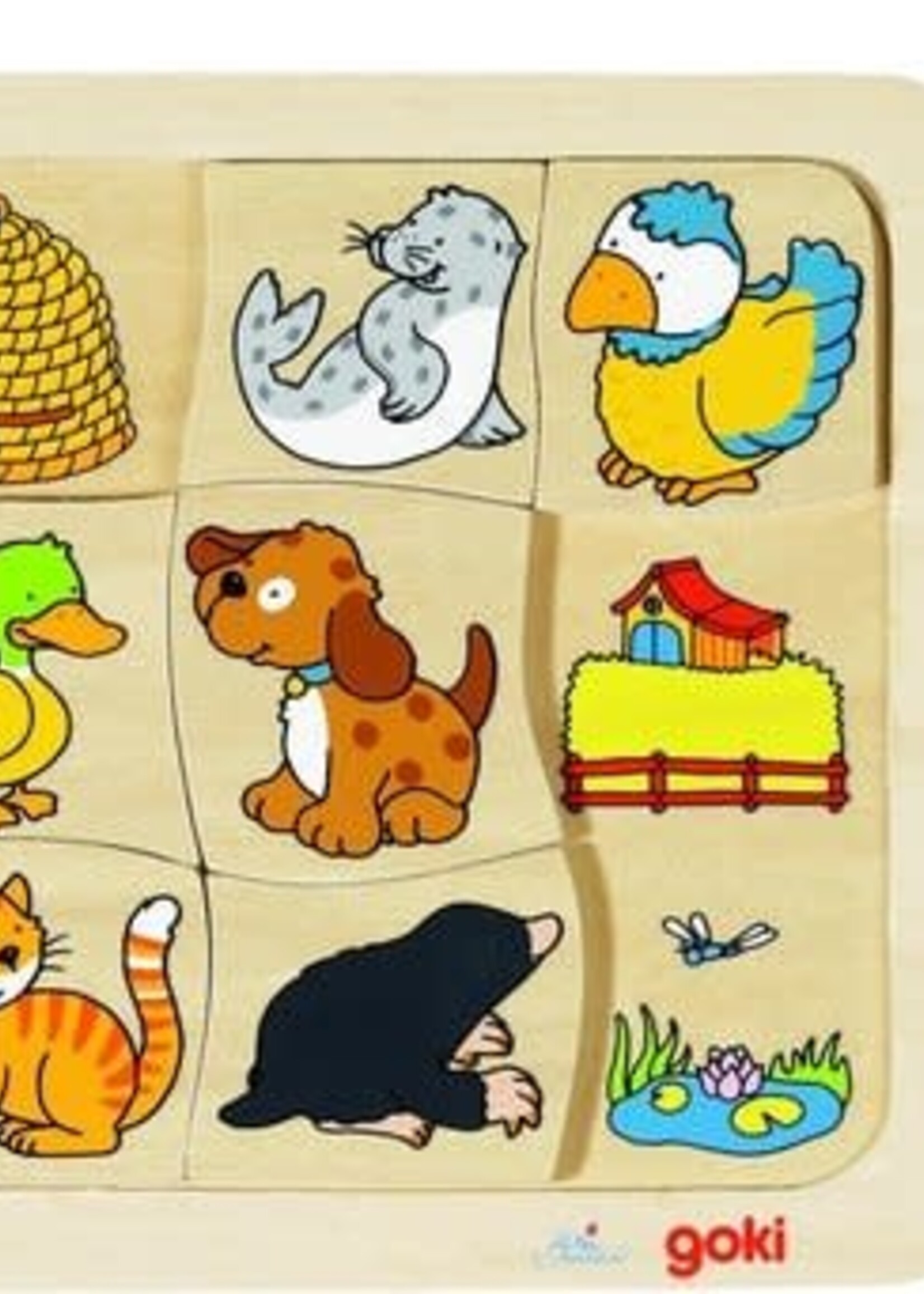 goki Goki - Puzzel, wie woont waar?