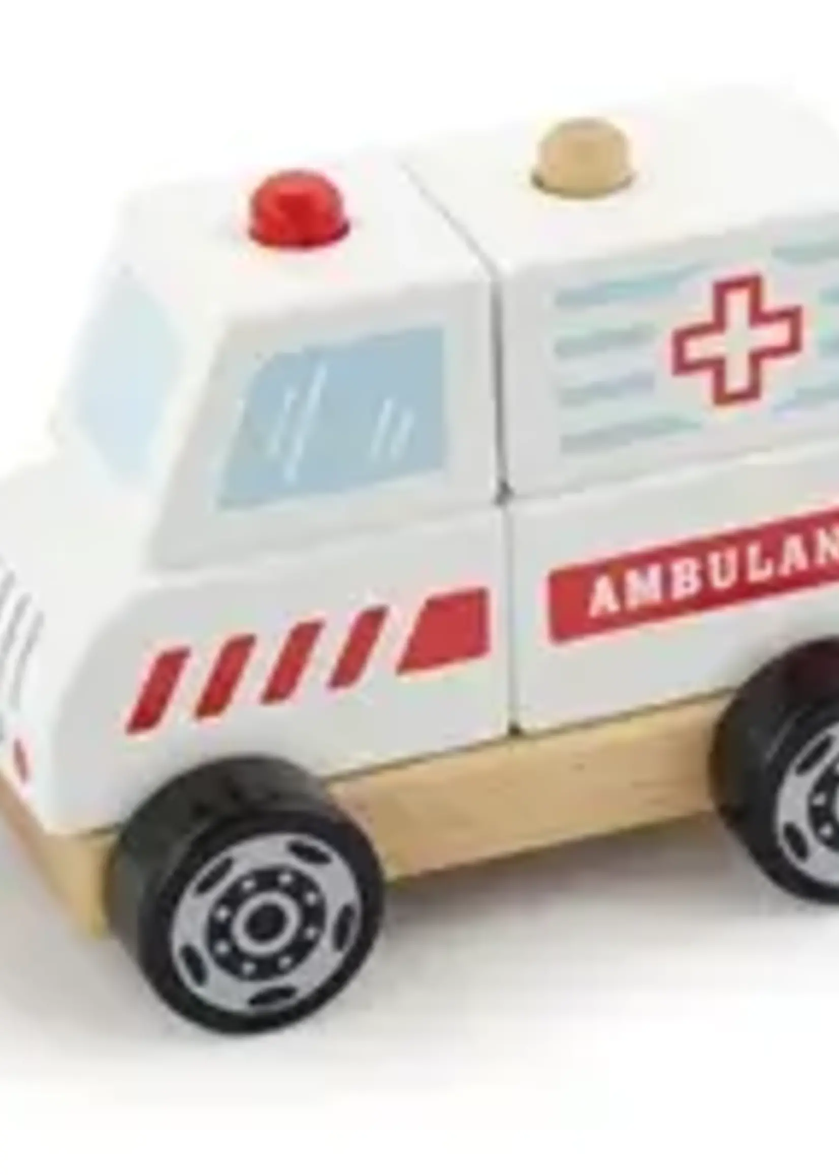 Viga Viga - Bouwauto ziekenauto 7-delig