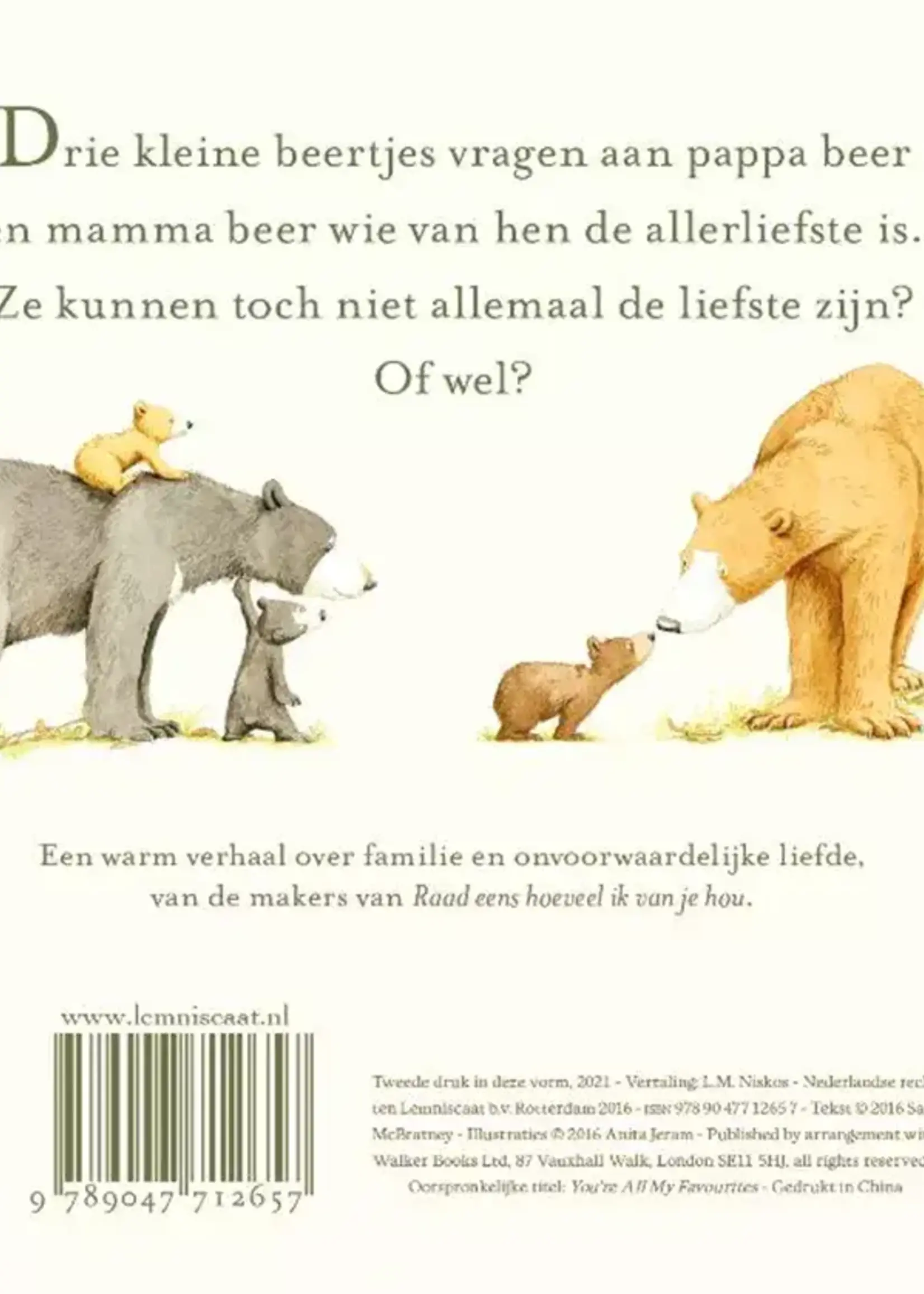 Lemniscaat Allemaal de liefste. Kartonboekje