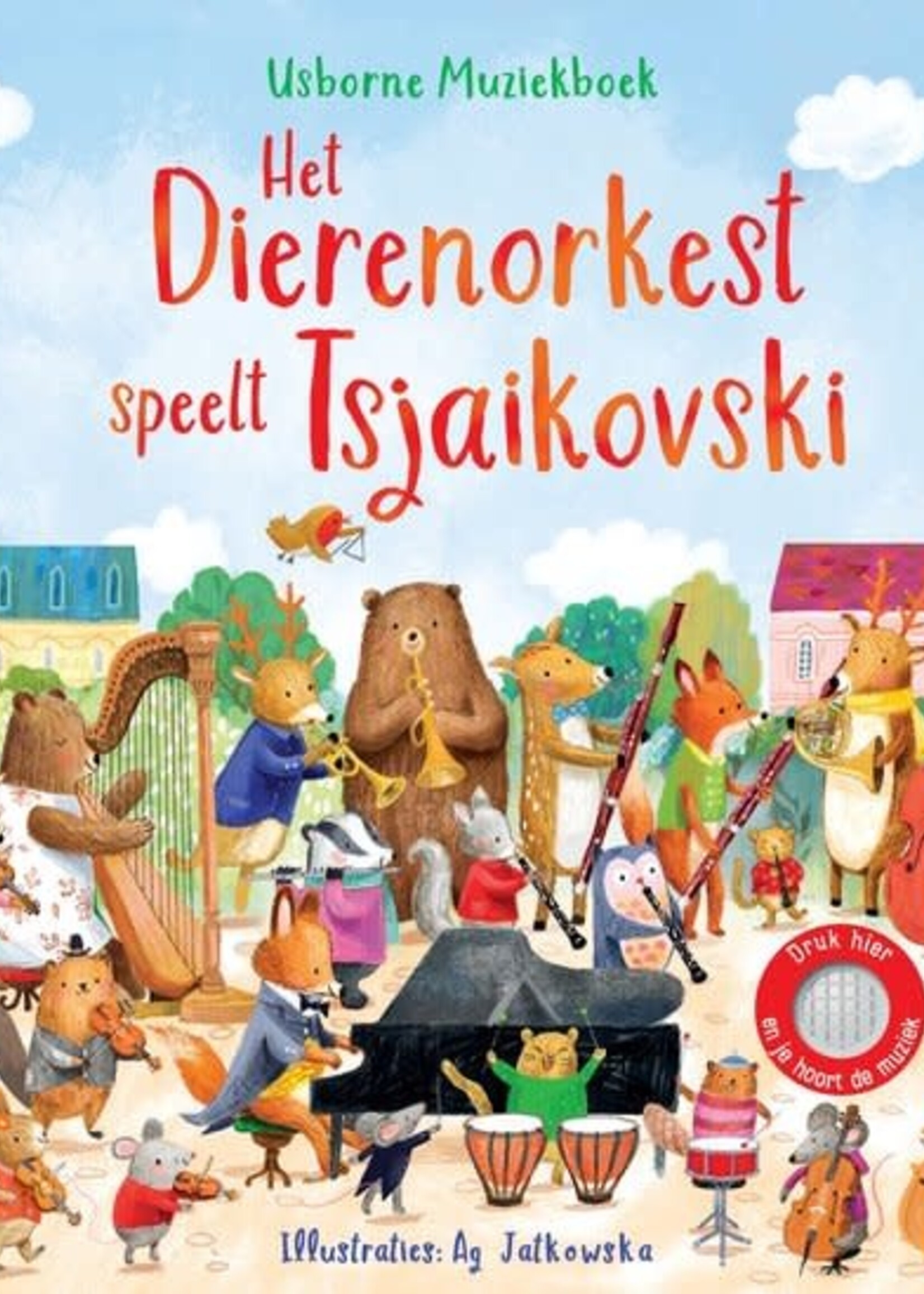 Usborne Geluidenboek -  het dierenorkest speelt tsjaikovski