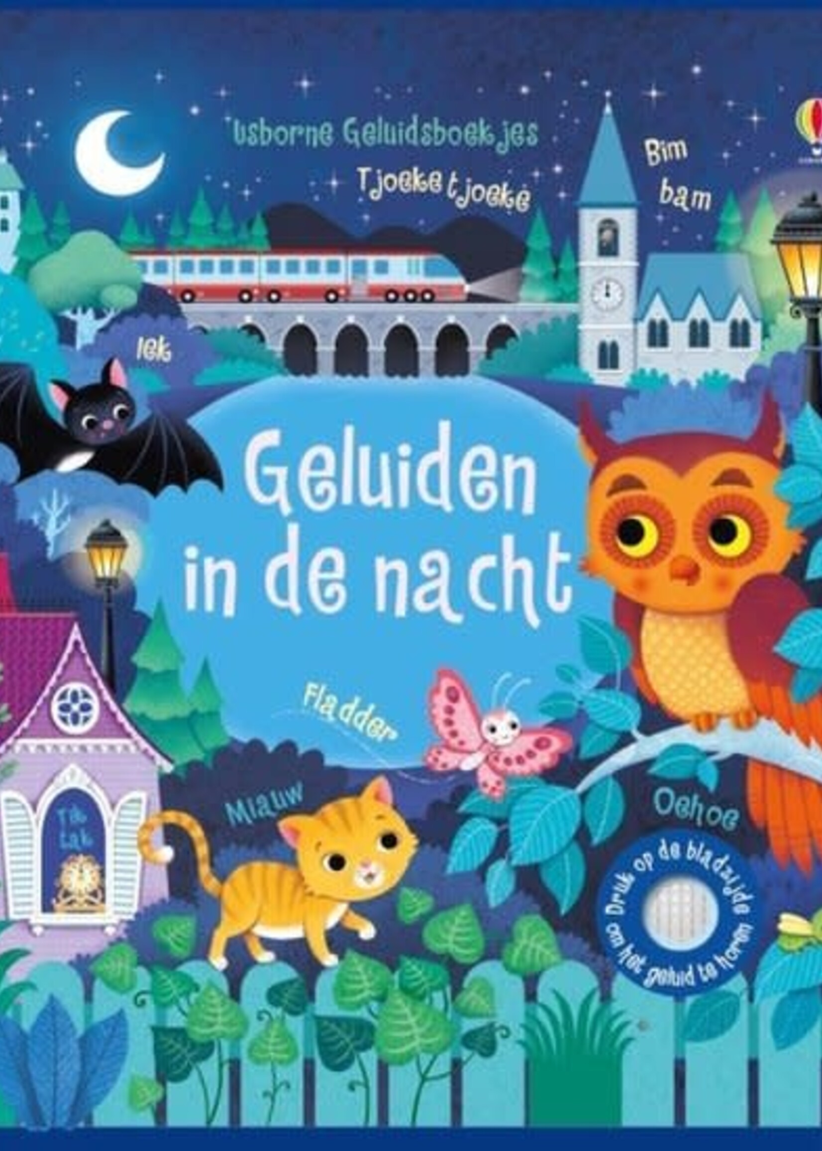 Usborne Geluidenboek - geluiden in de nacht