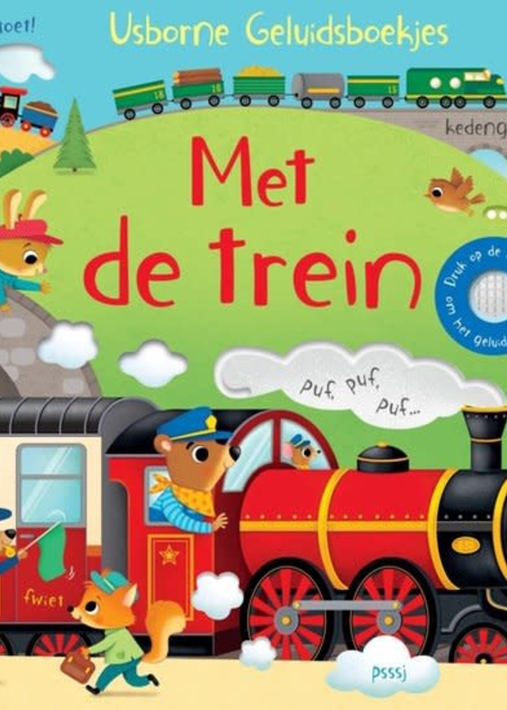 Usborne Geluidenboek - met de trein