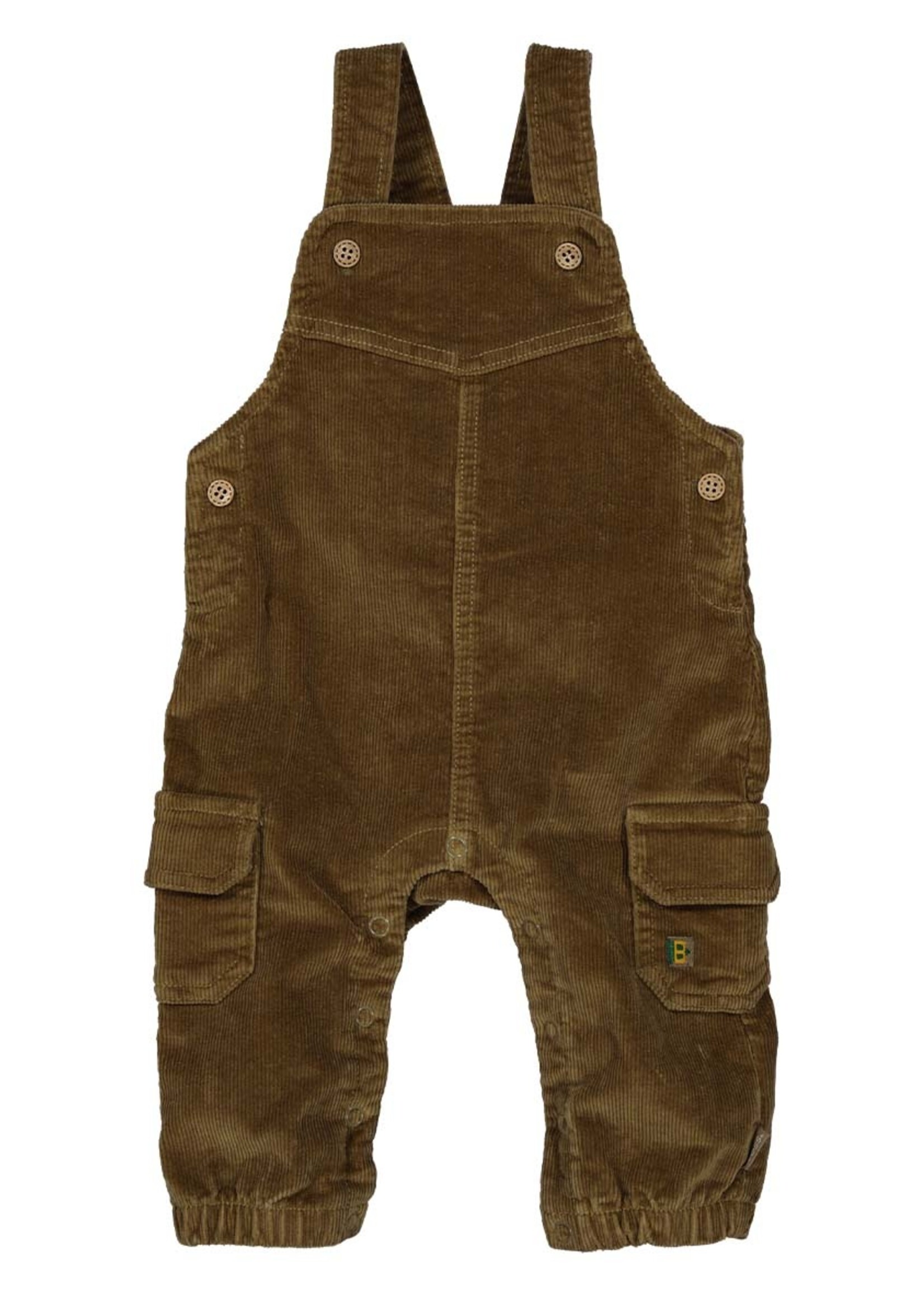 Bess Bess - dungaree pockets babycord walnut
