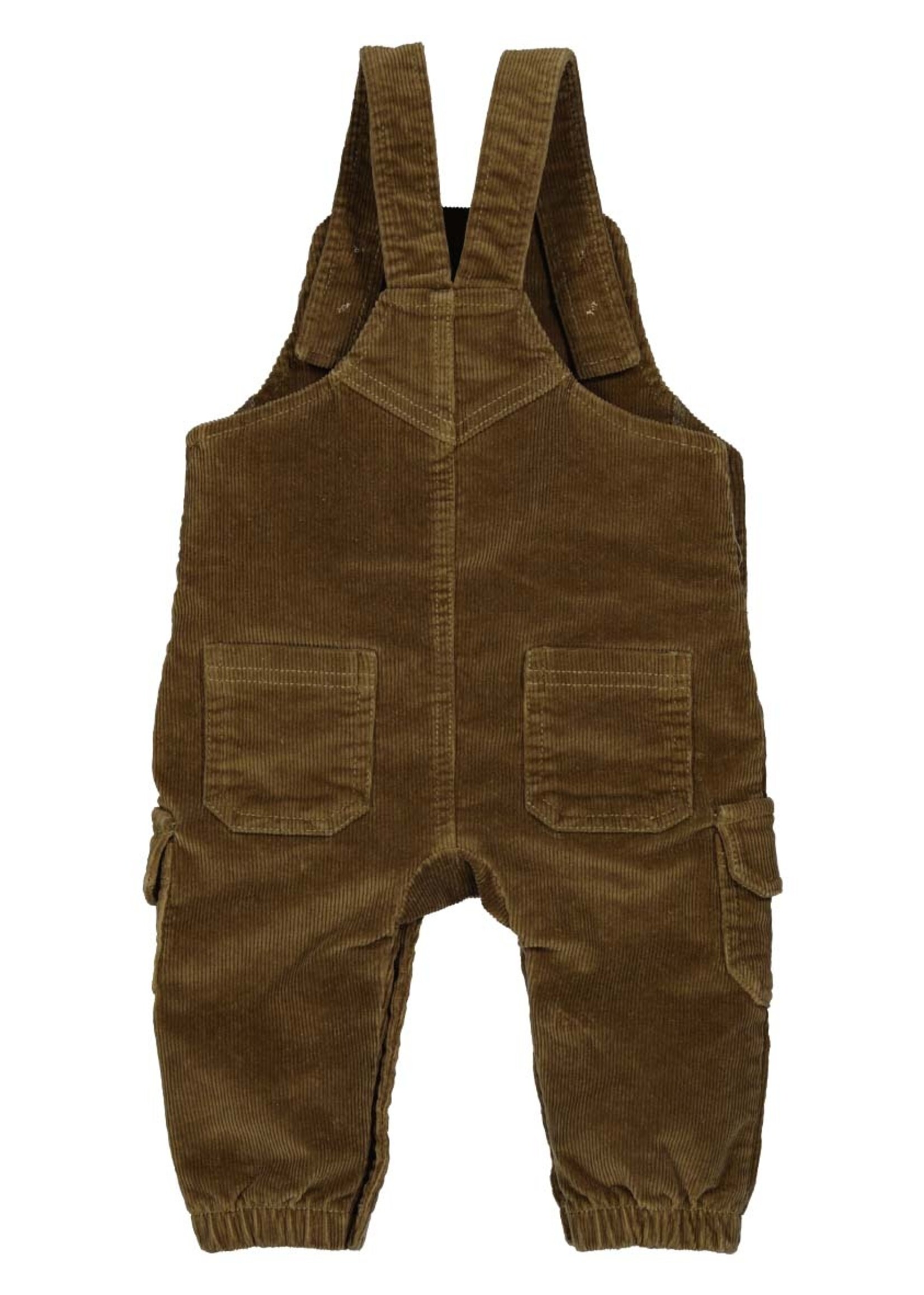 Bess Bess - dungaree pockets babycord walnut
