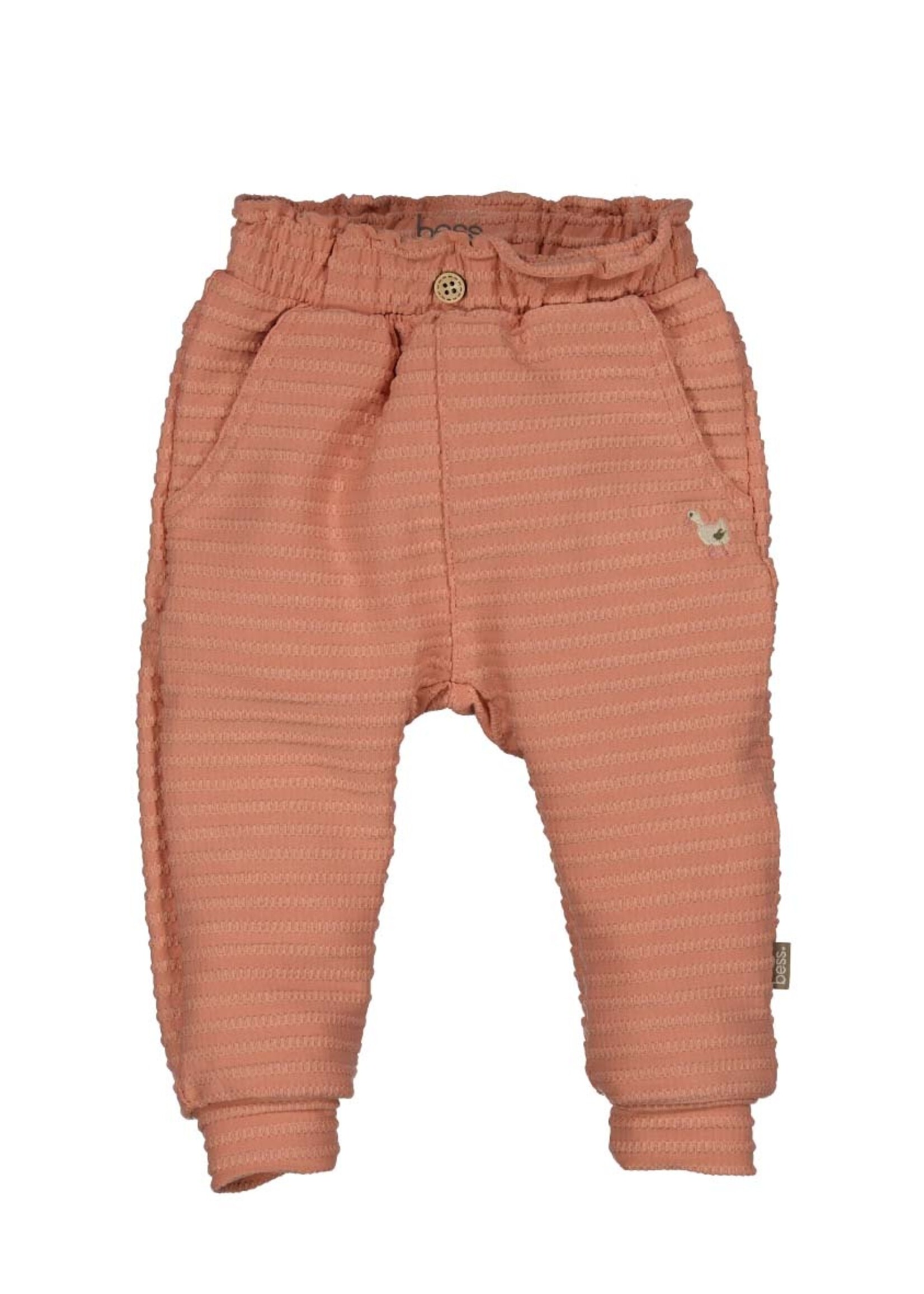 Bess Bess - pants cable goose powder pink