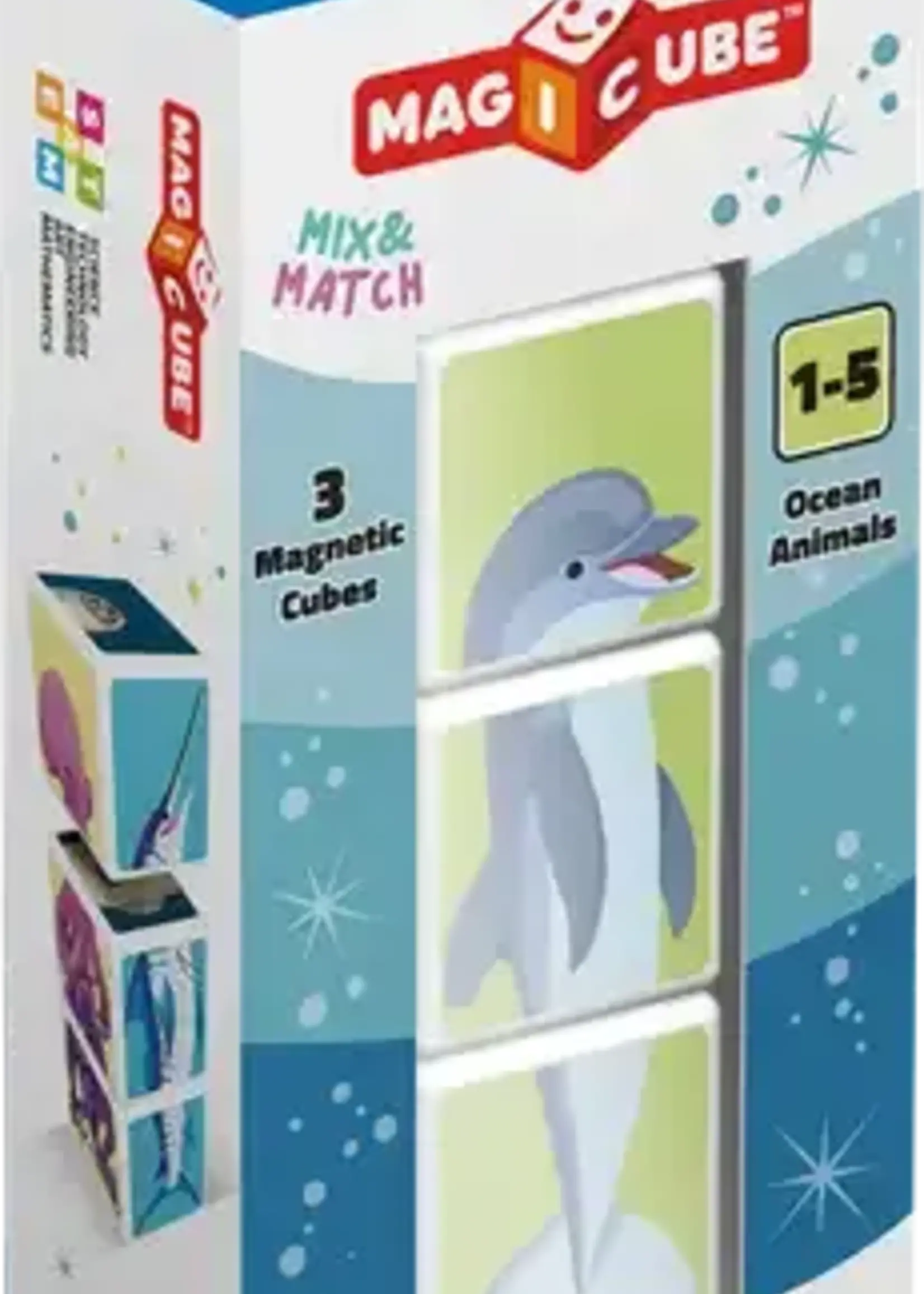 Geomag Geomag Magi cube - mix en match ocean 3pcs