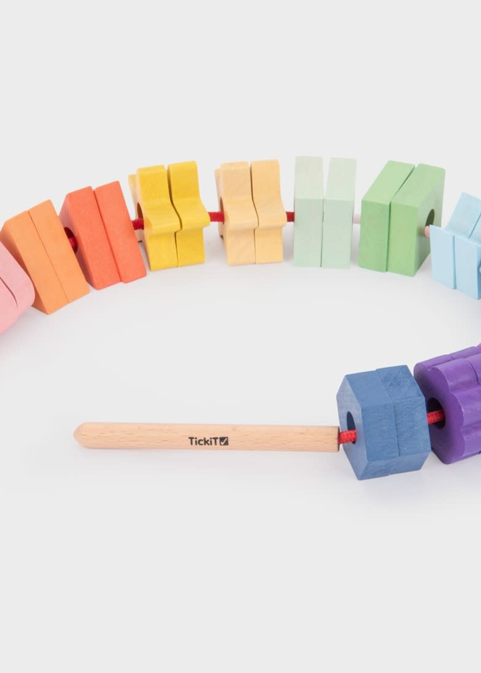 Tickit tickit - regenboog houten vetervormen