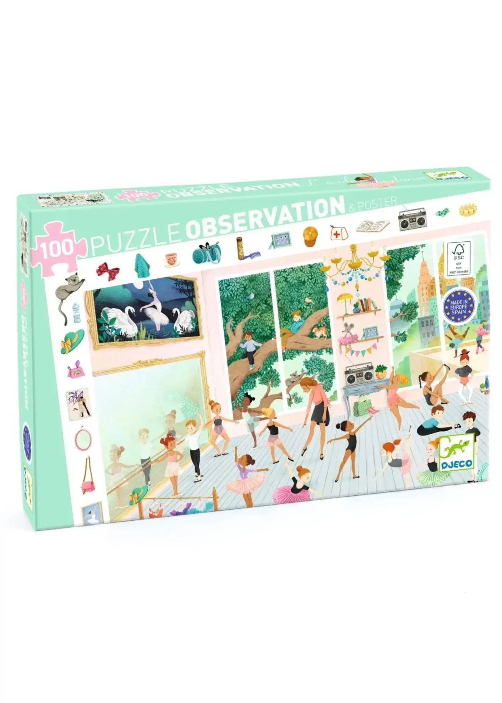 Djeco Djeco - puzzel de dansschool