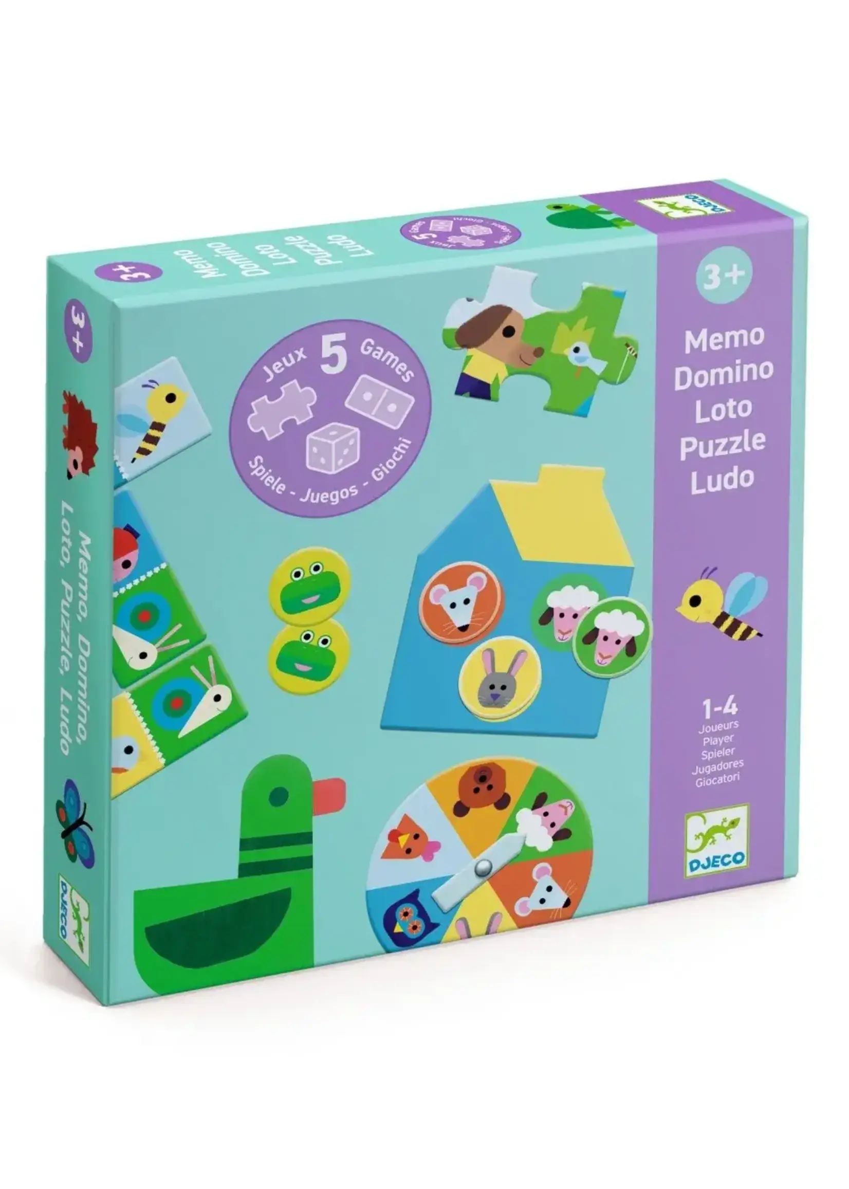Djeco Djeco - 5 spelletjes in een