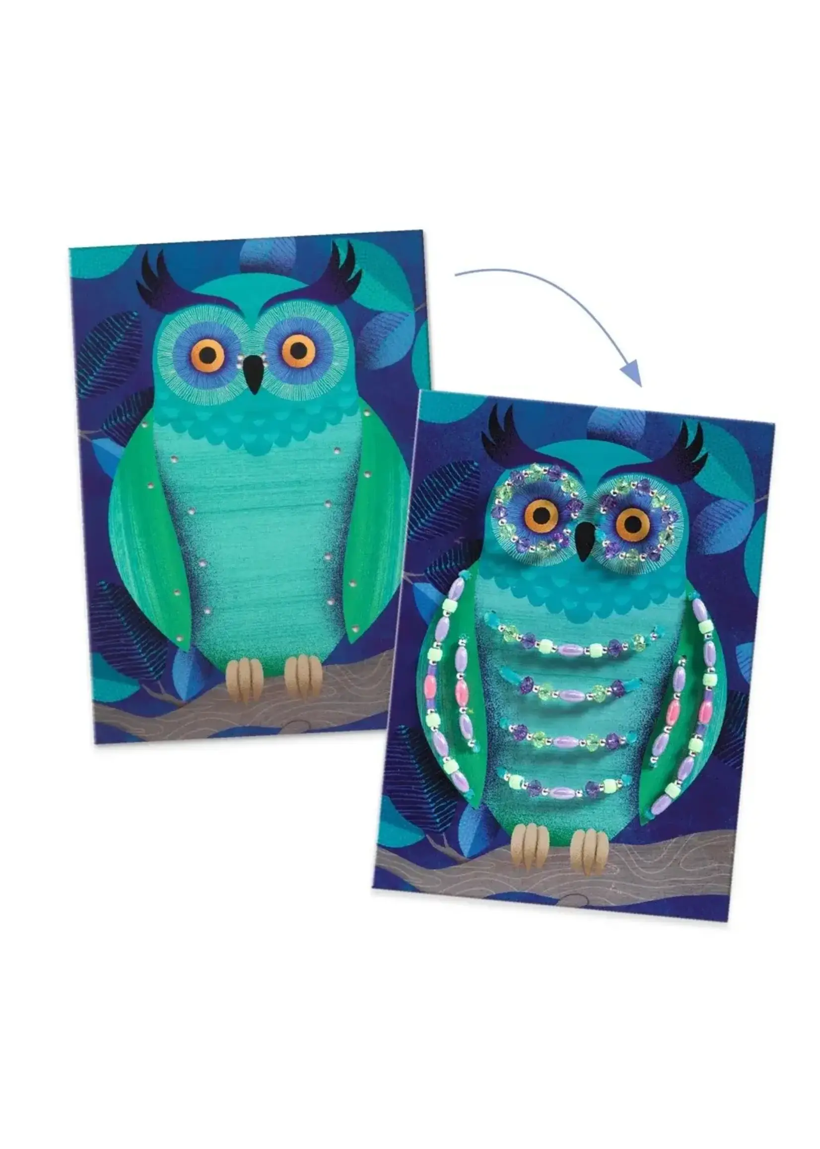 Djeco Djeco - kralen en chenilledraad, schitteren in de nacht