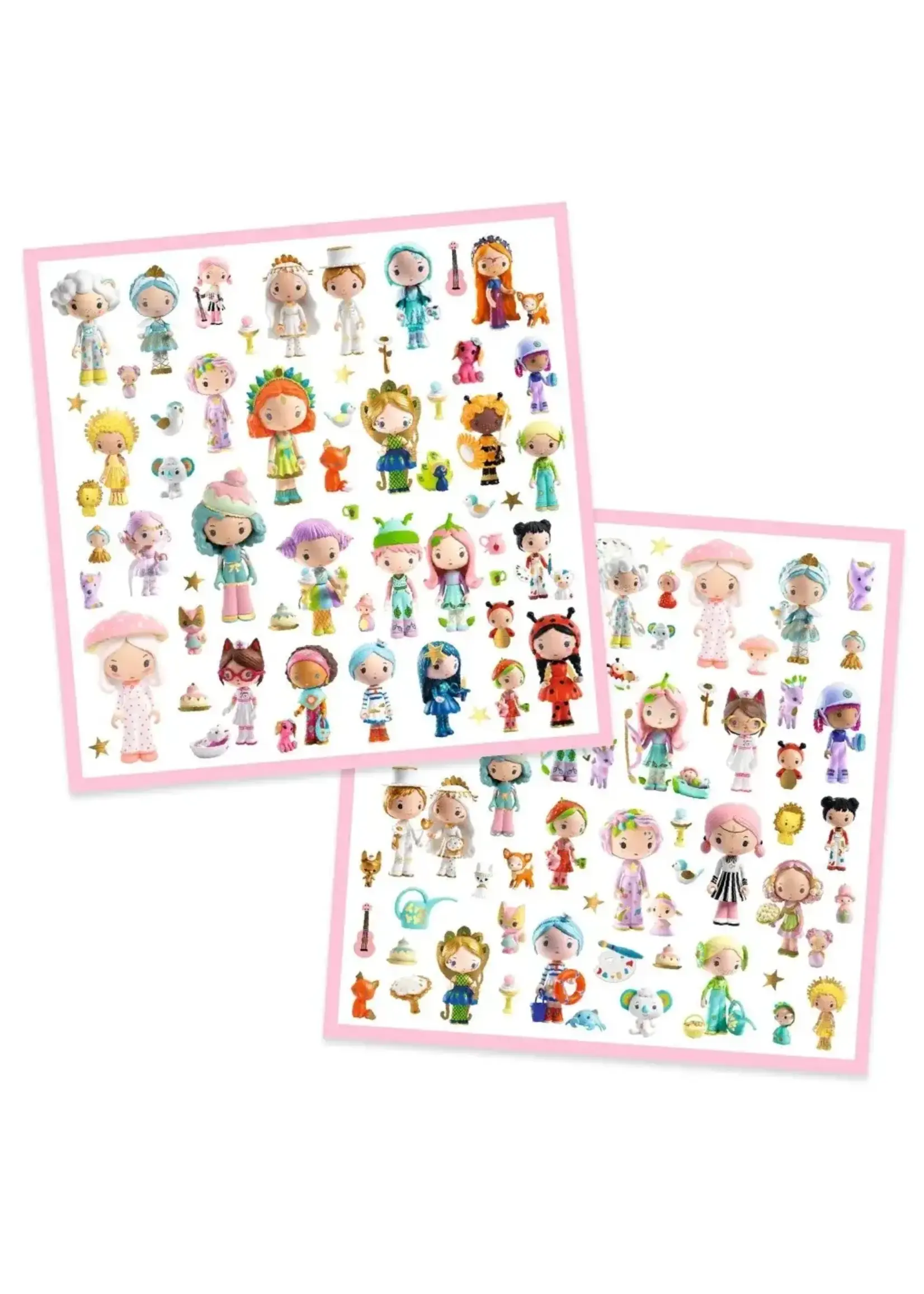 Djeco Djeco - metallic stickers de kleine wereld van Tinyly