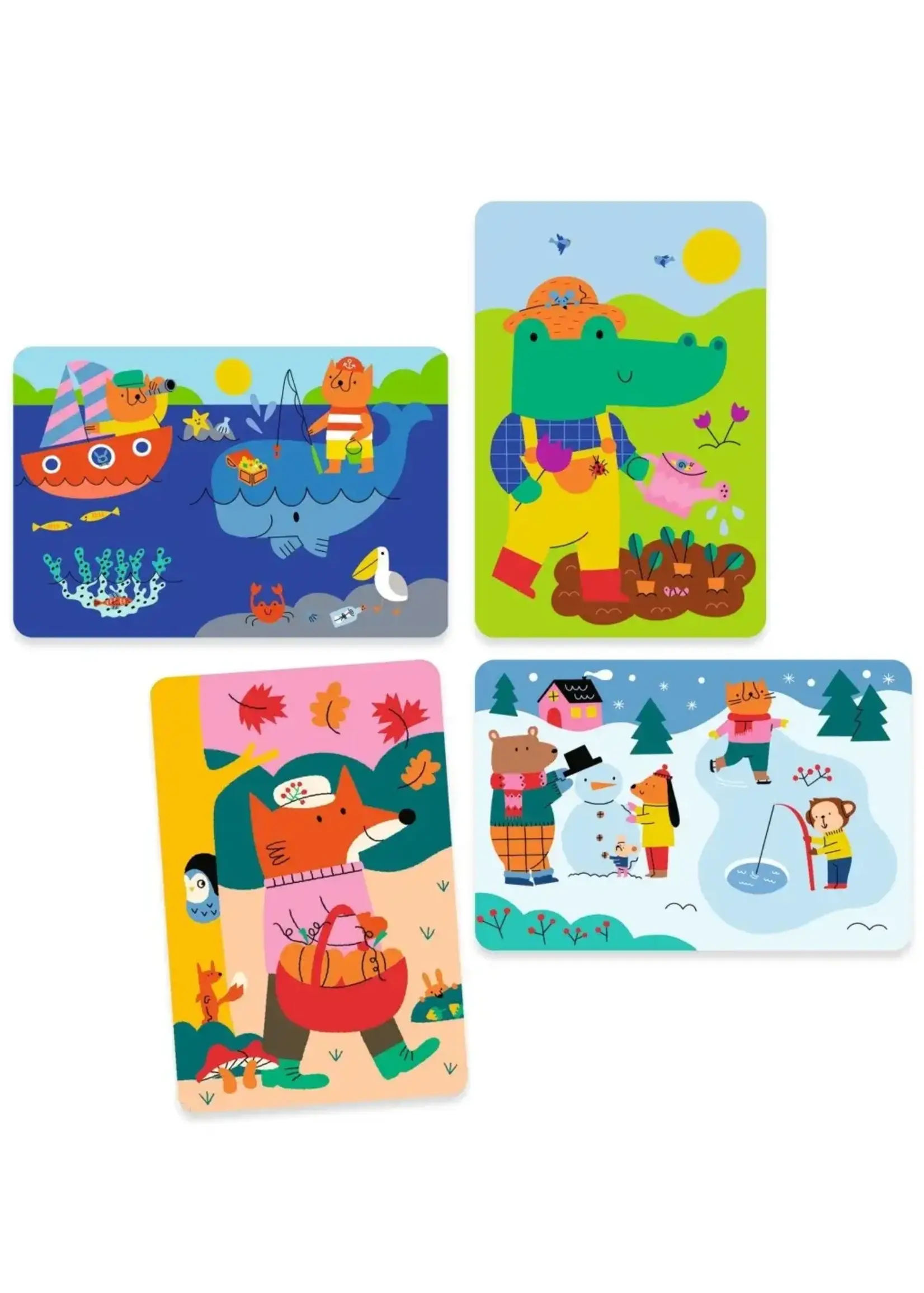 Djeco Djeco - magisch kleuren 4 seizoenen