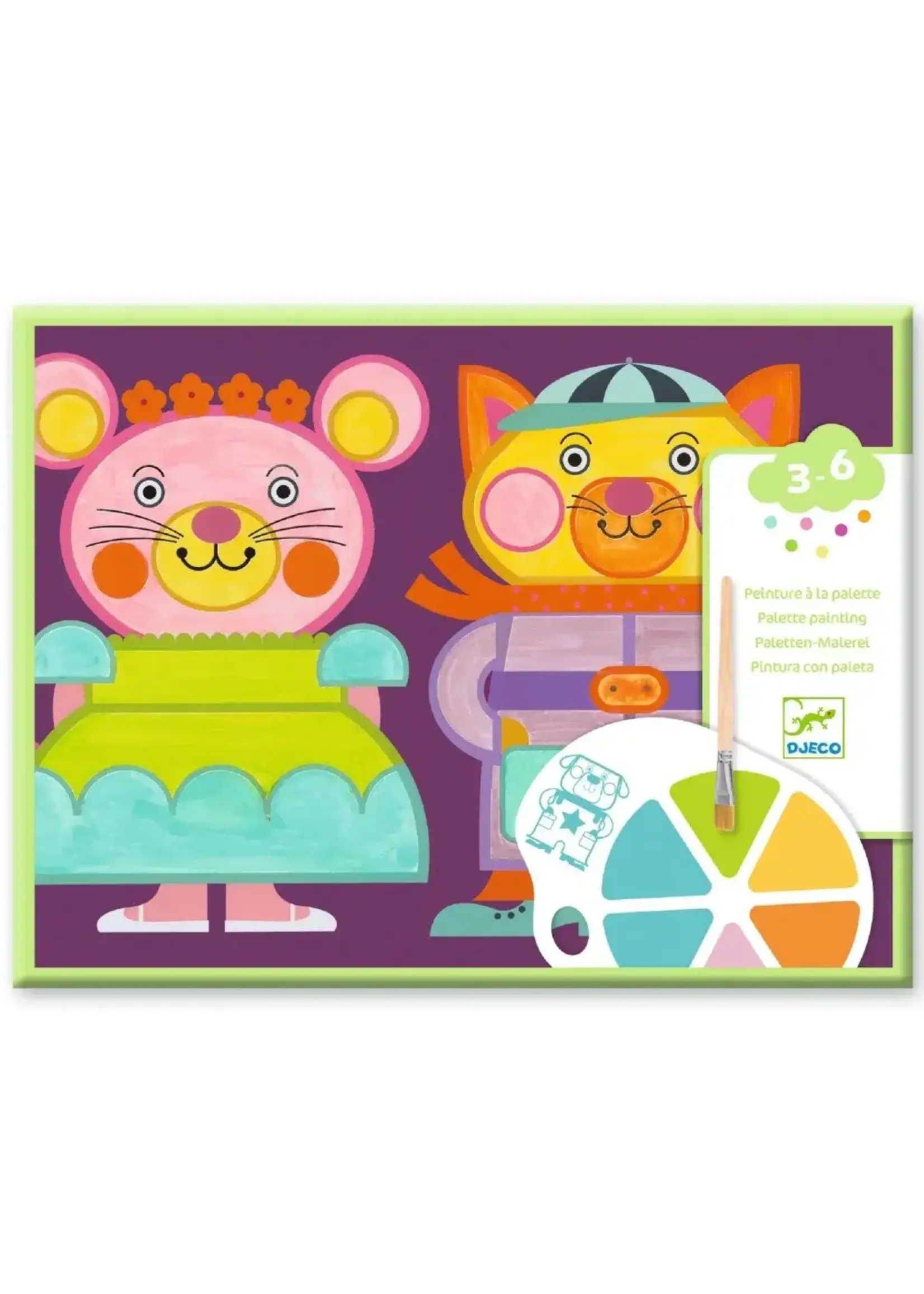 Djeco Djeco - schilderen met een pallet, bolle wangetjes