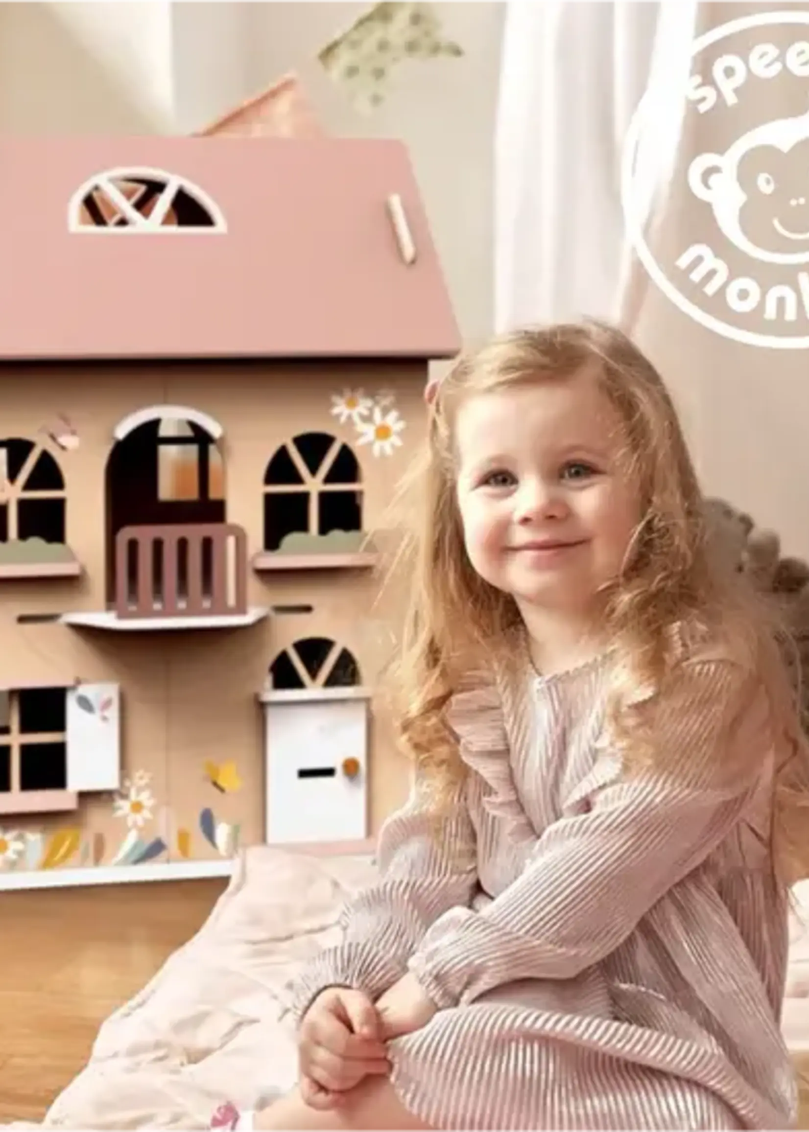 Speedy monkey Speedy monkey - poppenhuis badkamer + 1 figuur