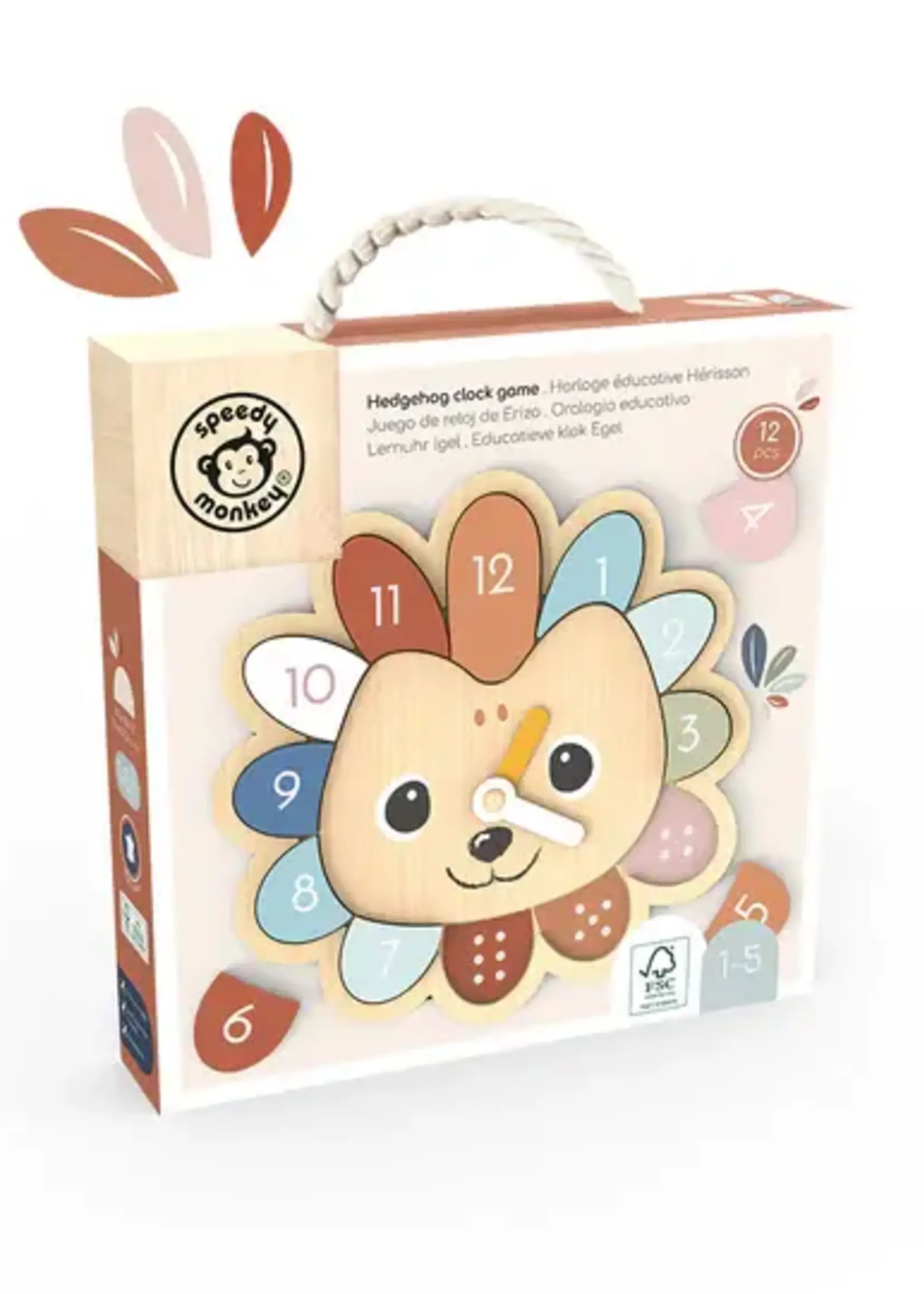 Speedy monkey Speedy monkey - educatieve klok egel