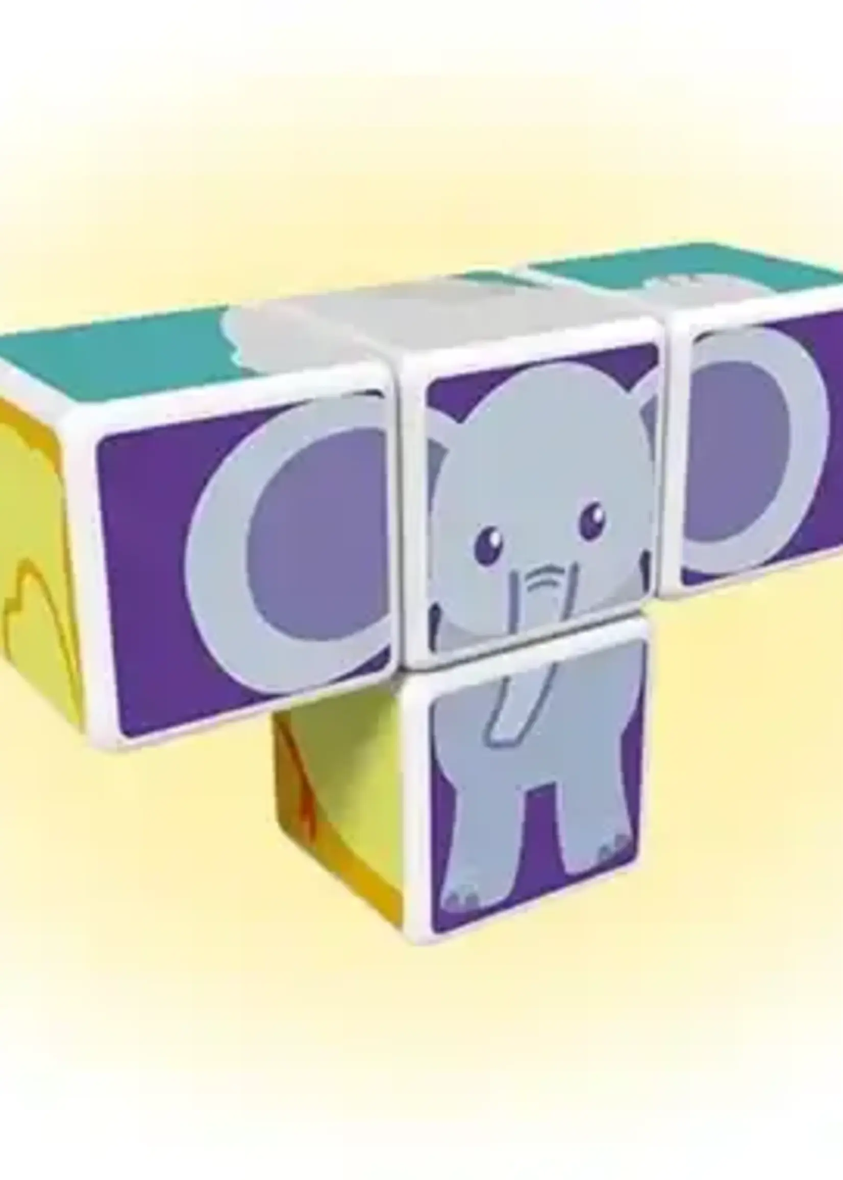 magicube Geomag Magicube -  printed animal friends + cards 7 pcs