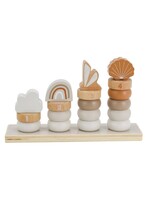 Label Label Label Label - stacking rings nougat