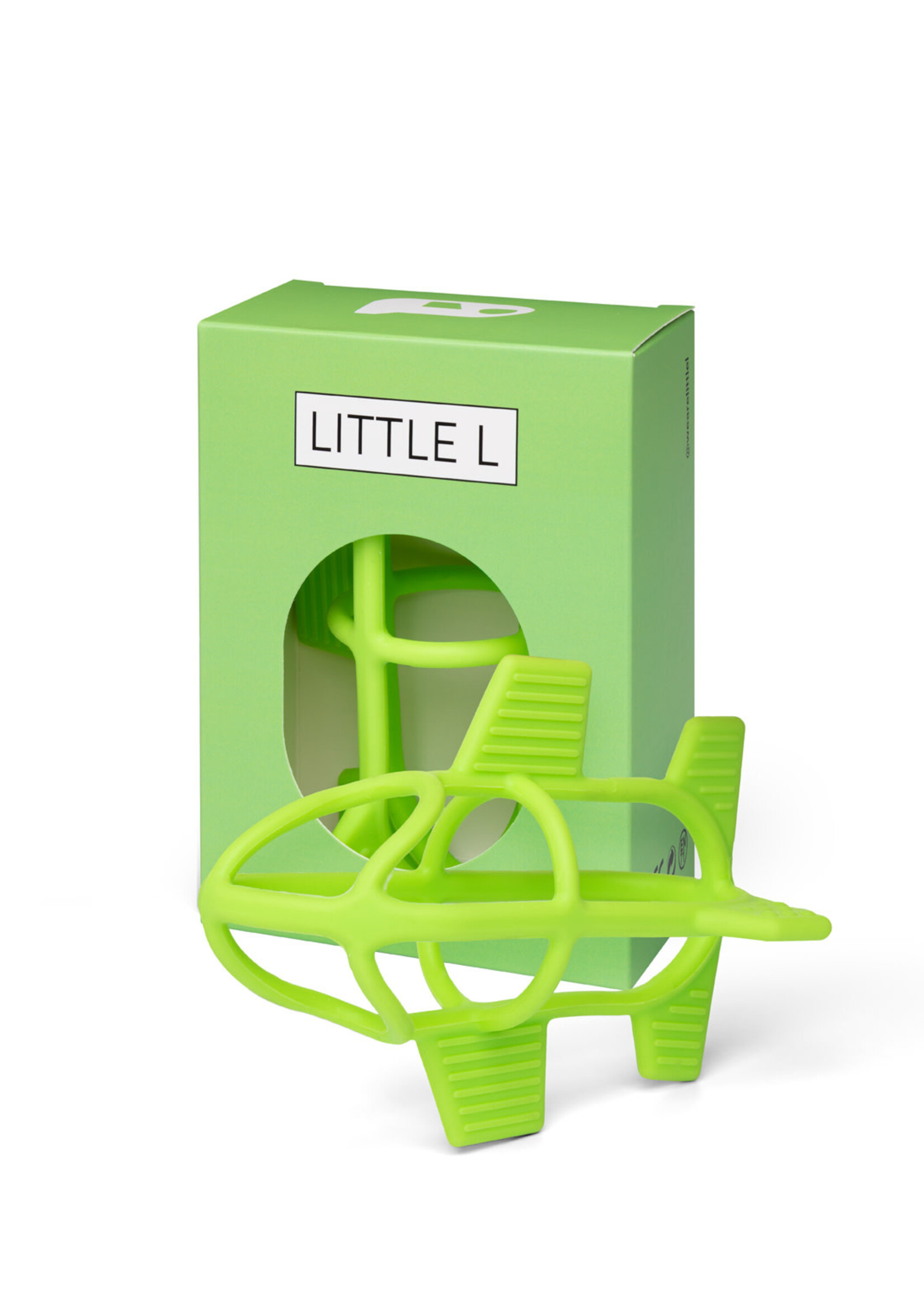 little L Little L - bijtring vliegtuig groen
