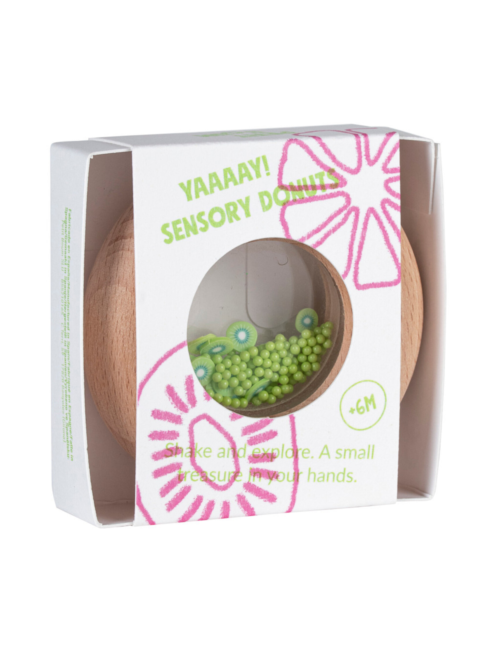 Petit Boum Petit Boum - sensorische donut kiwi