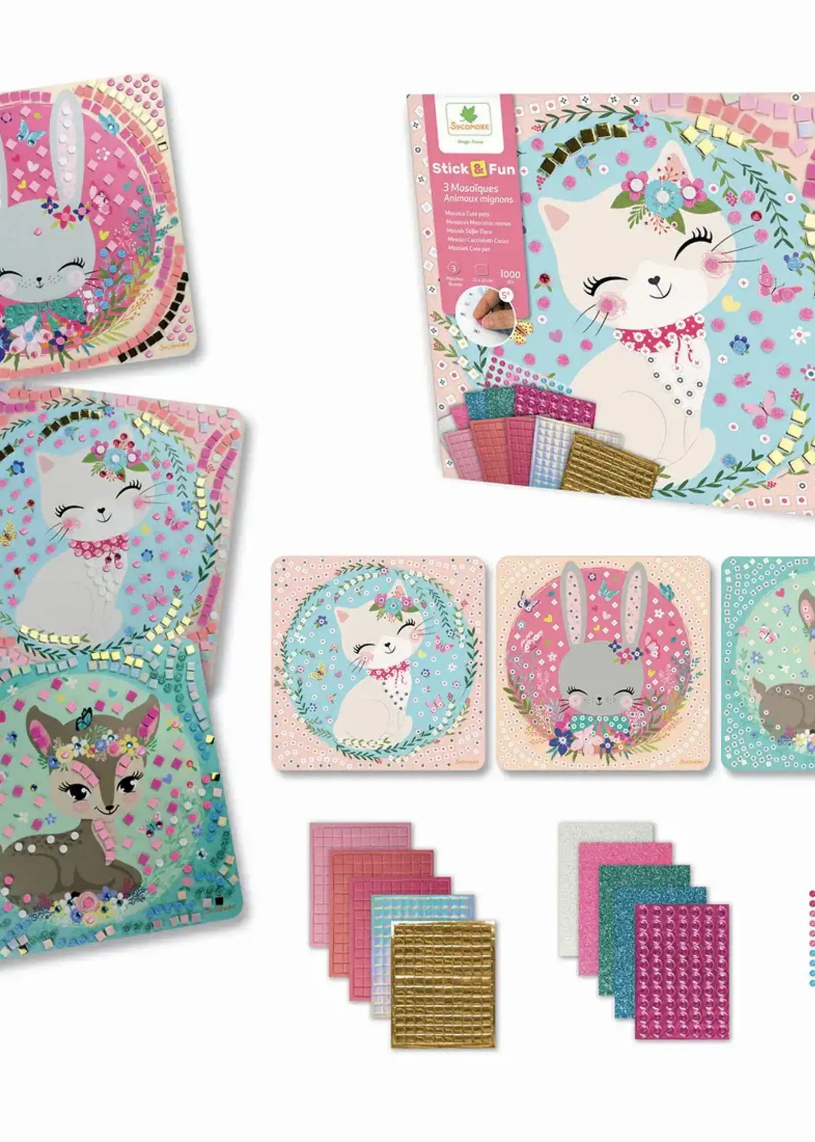 Sycomore Sycomore - mozaiek schattige dieren