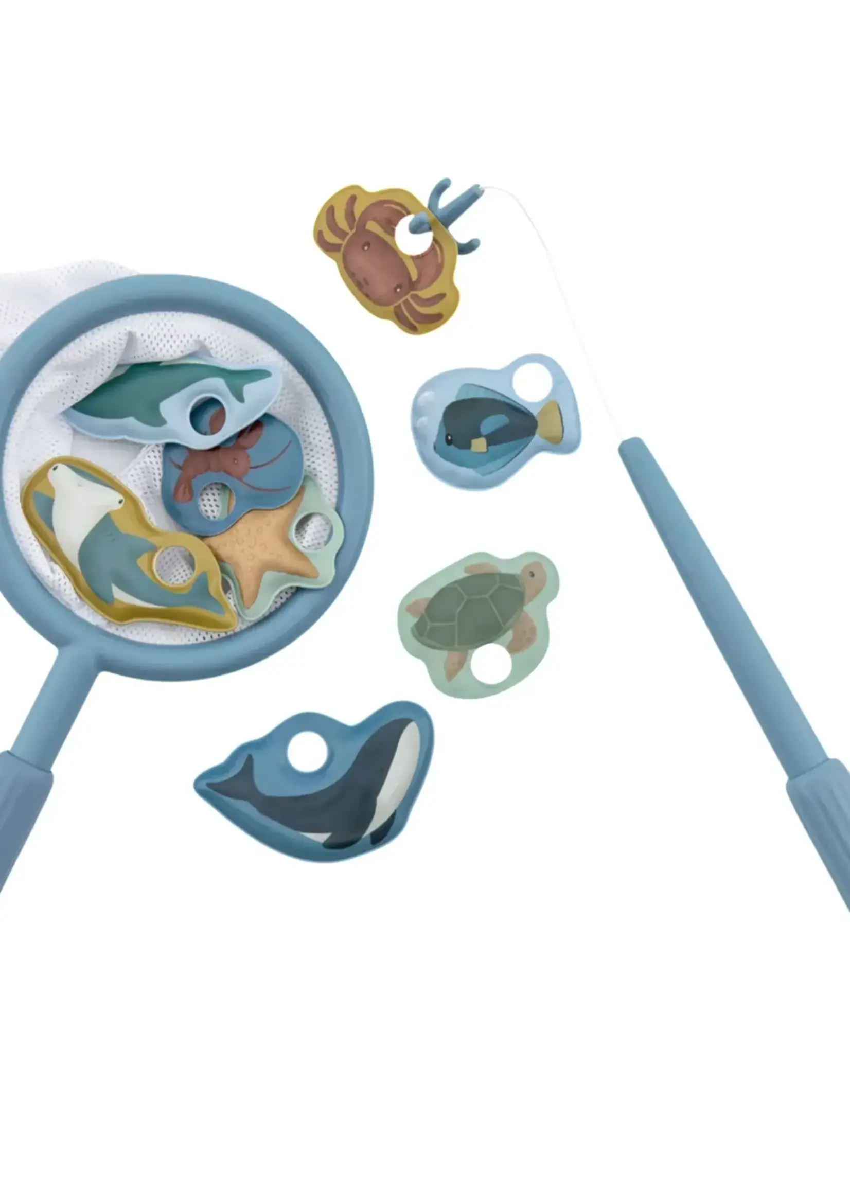 Little Dutch Little Dutch - badspeelgoed visspel blauw