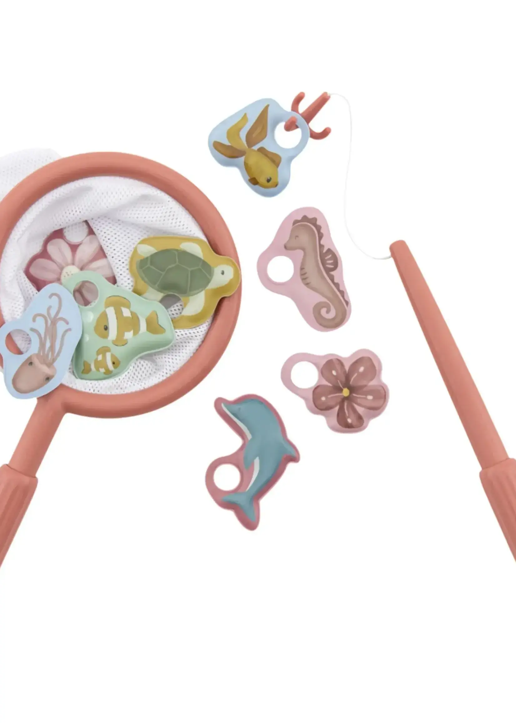 Little Dutch Little Dutch - badspeelgoed visspel roze