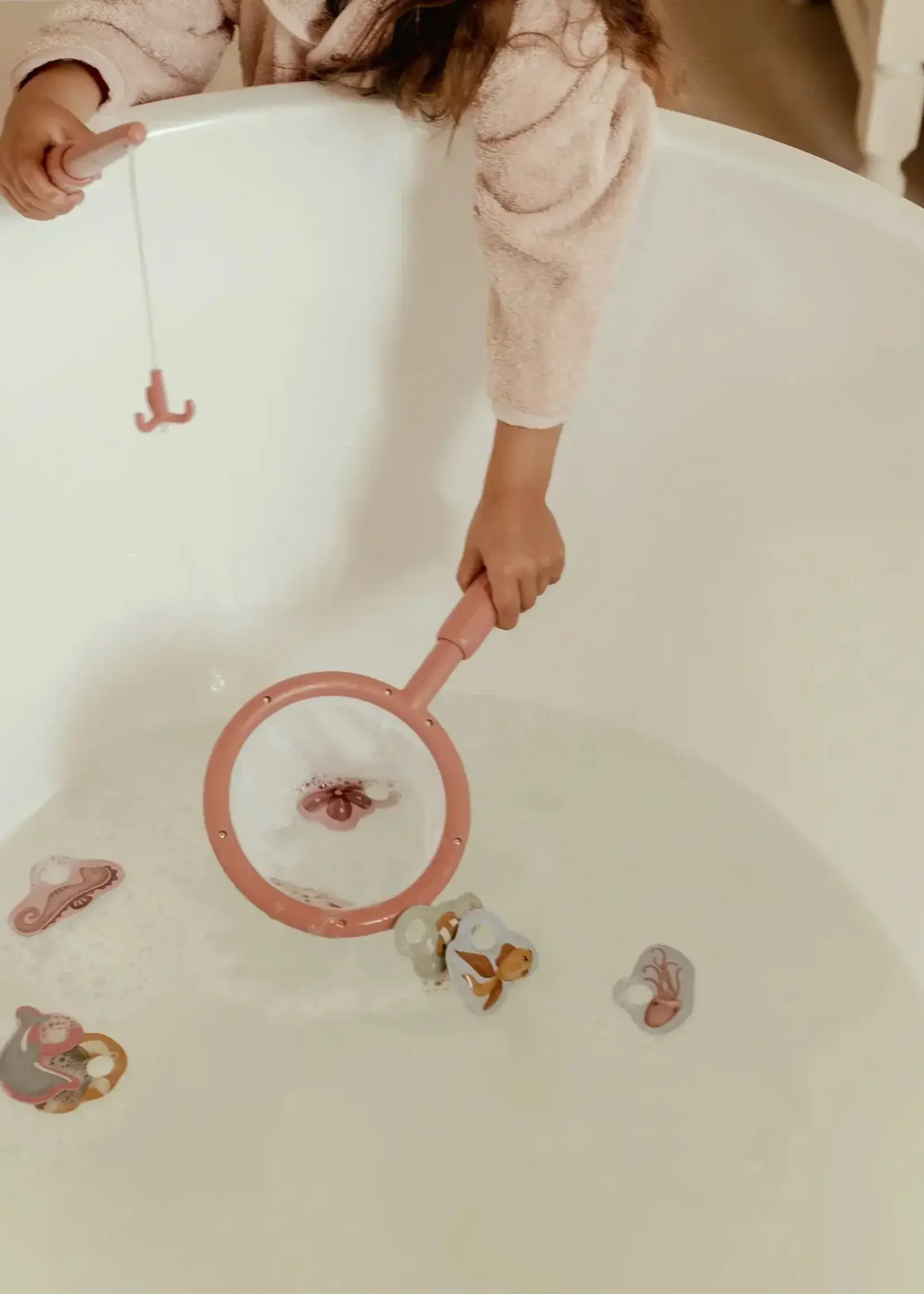 Little Dutch Little Dutch - badspeelgoed visspel roze