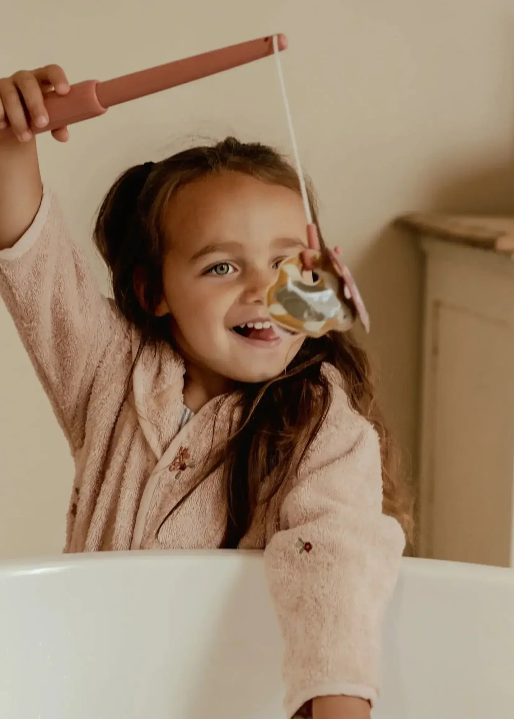 Little Dutch Little Dutch - badspeelgoed visspel roze