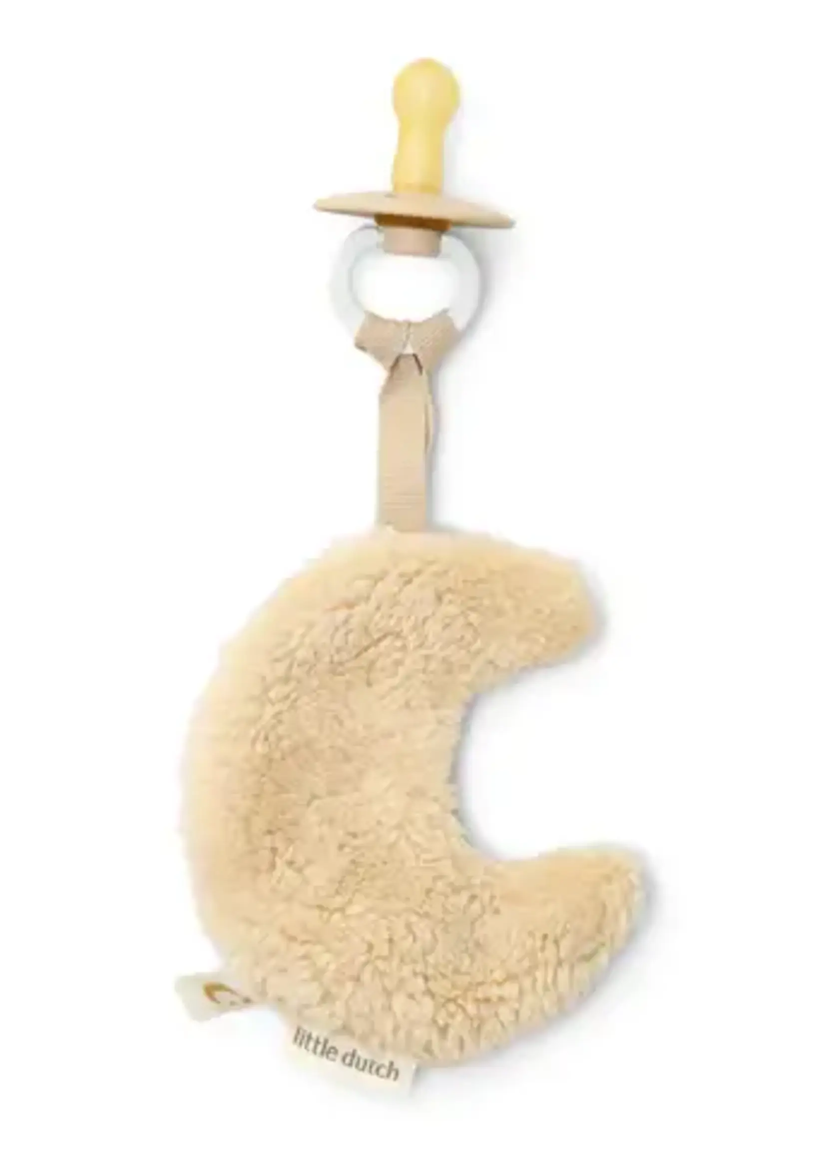 Little Dutch Little Dutch - speendoekje maan beige