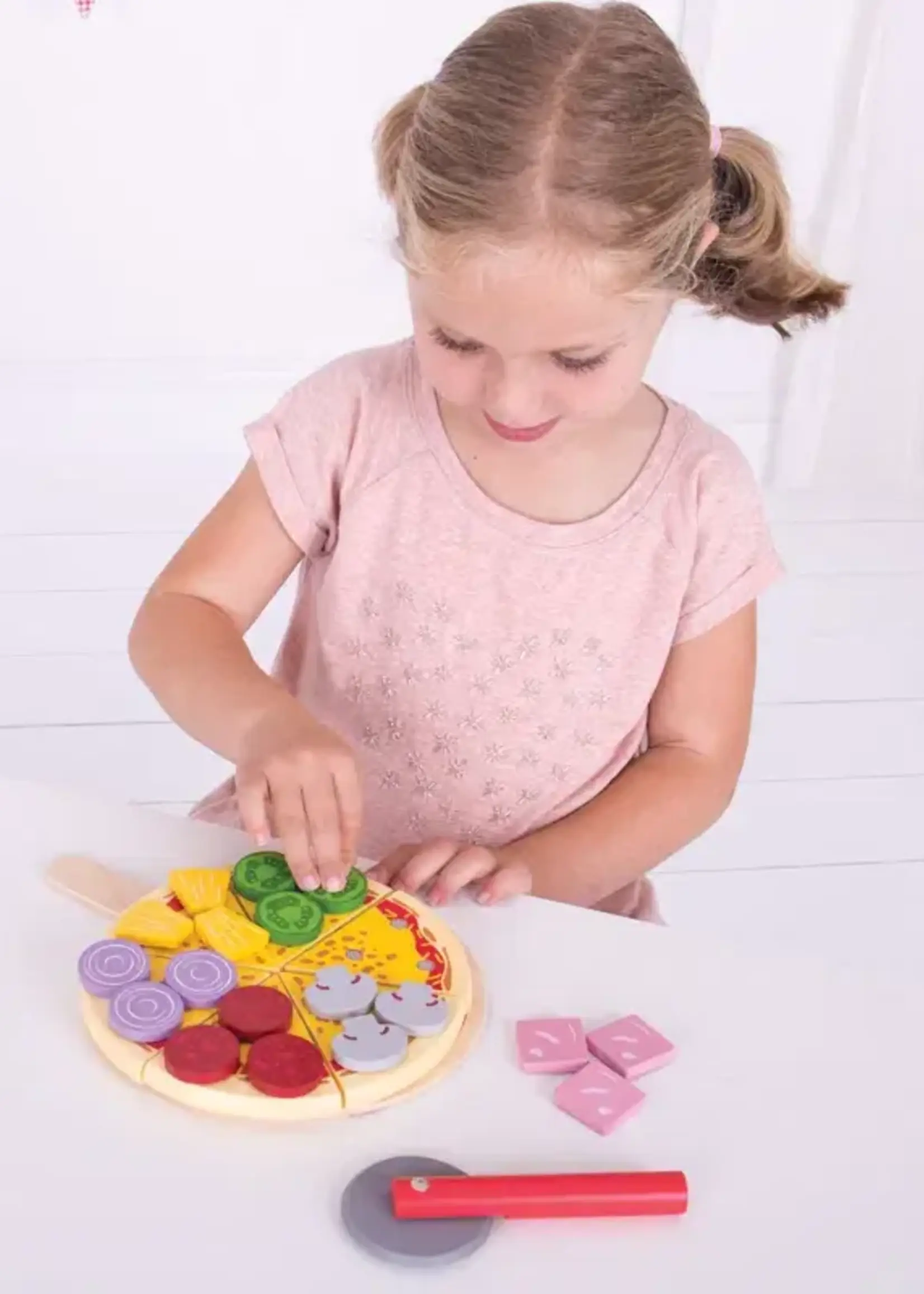 Bigjigs Toys Bigjigs - cutting pizza