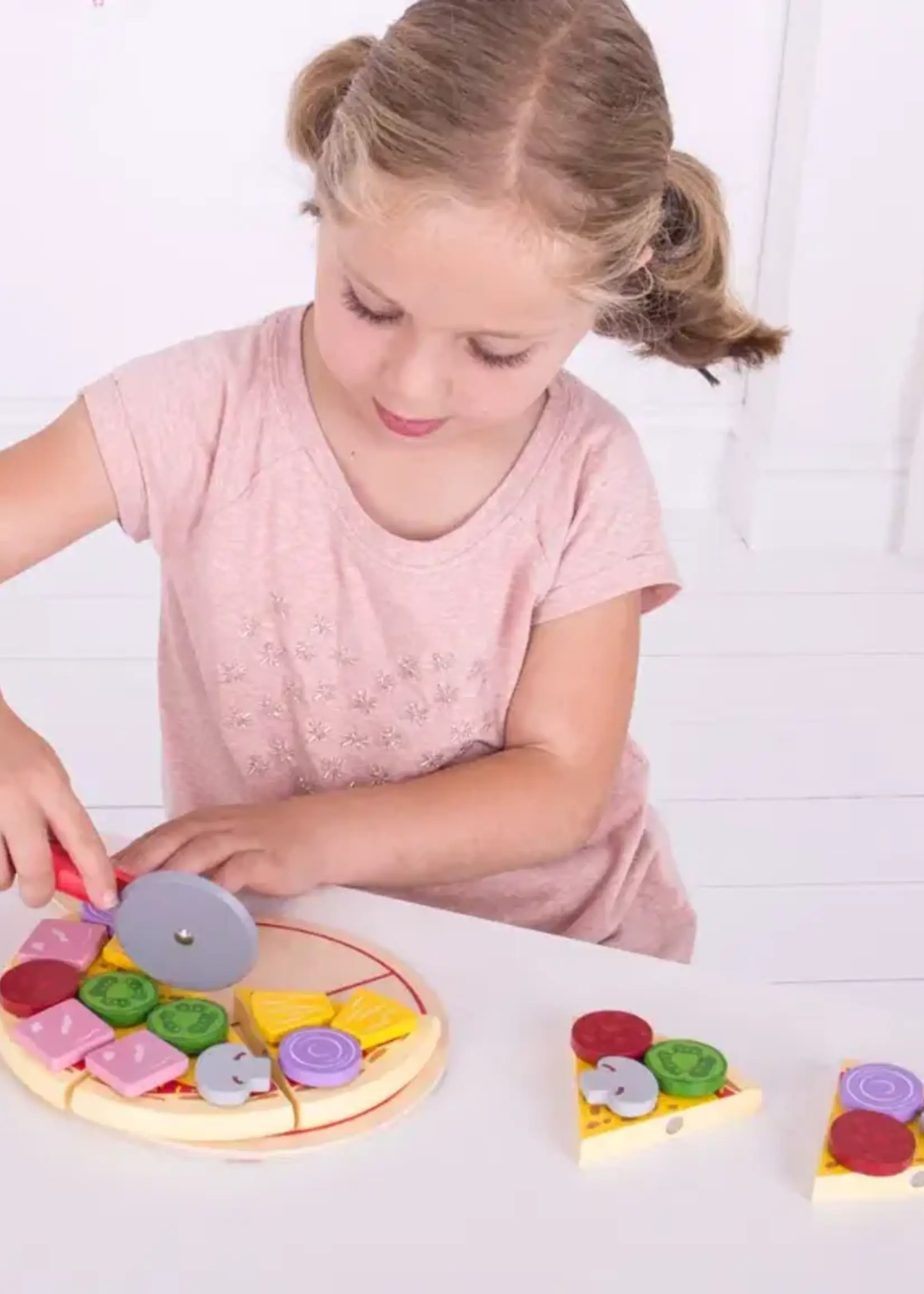 Bigjigs Toys Bigjigs - cutting pizza