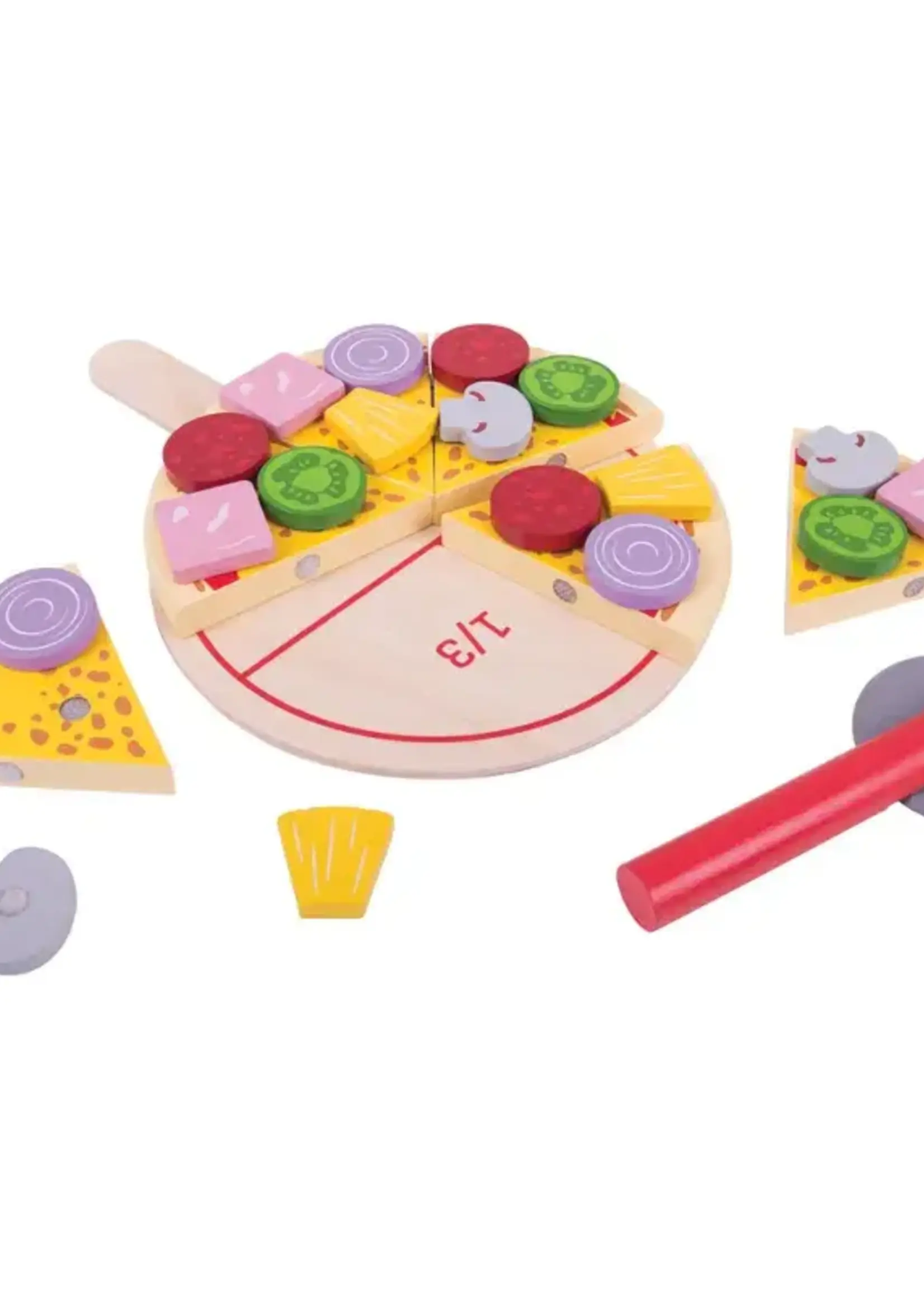 Bigjigs Toys Bigjigs - cutting pizza