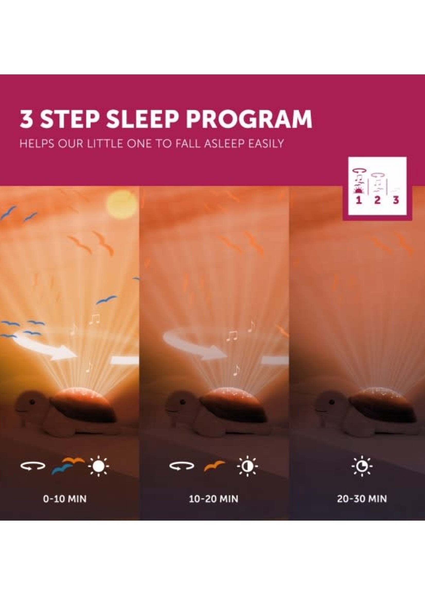 zazu ZAZU - sunset projector Timthe turtle