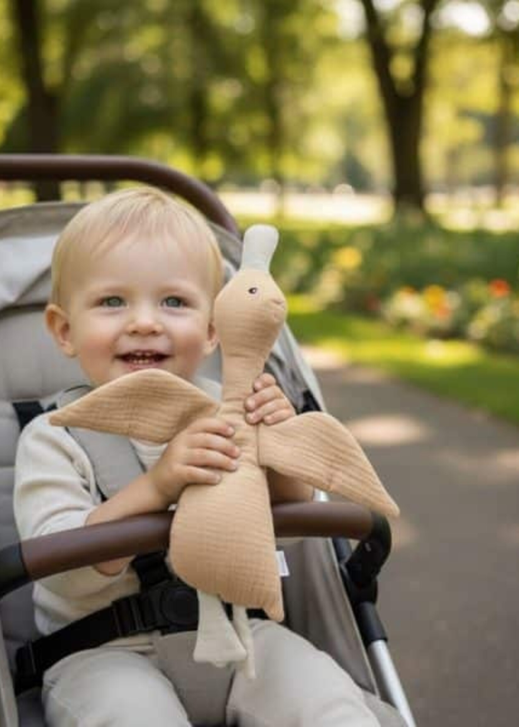 Funnies Funnies - Knuffel Eend, Cream