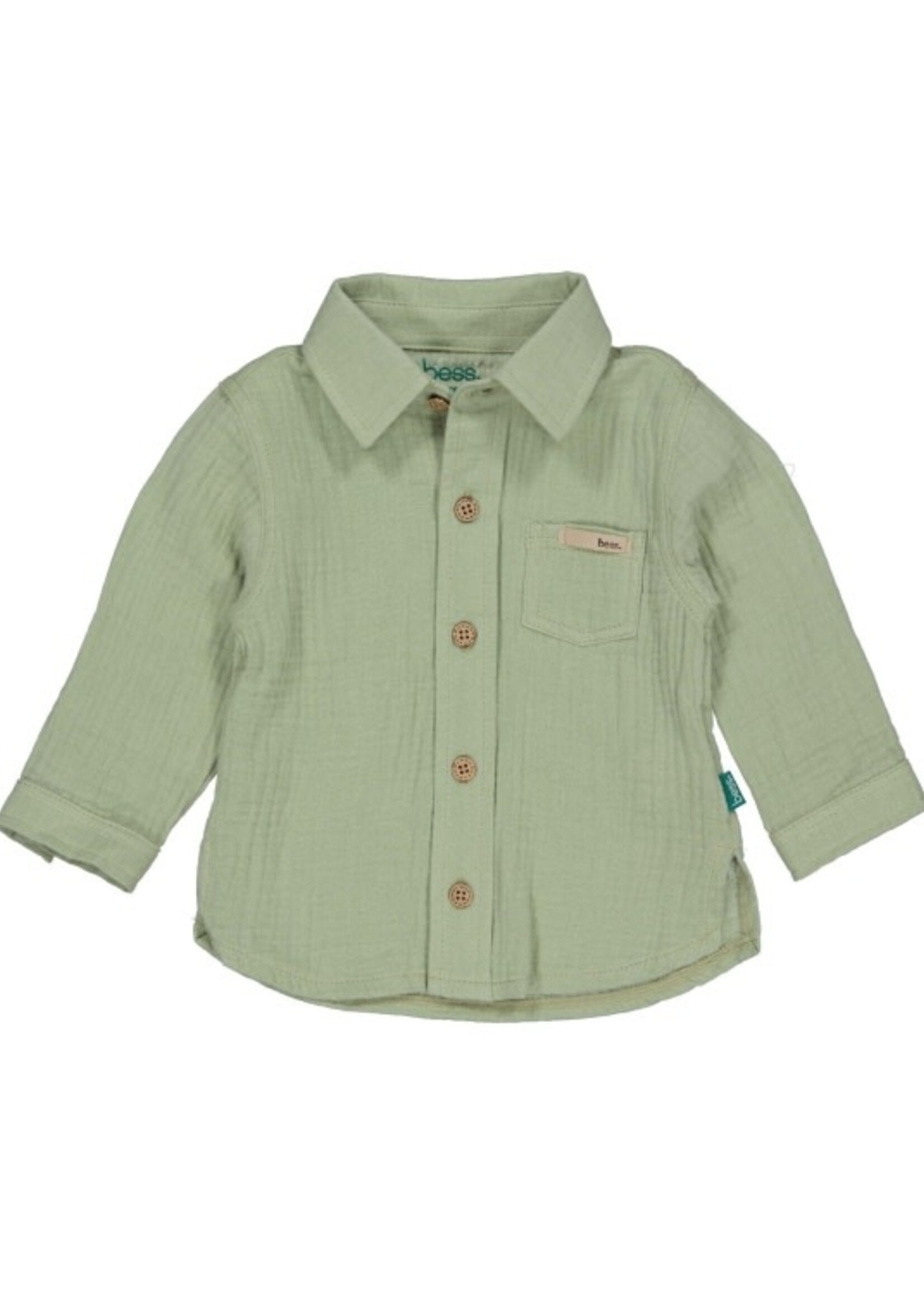 Bess Bess - blouse muslin teal