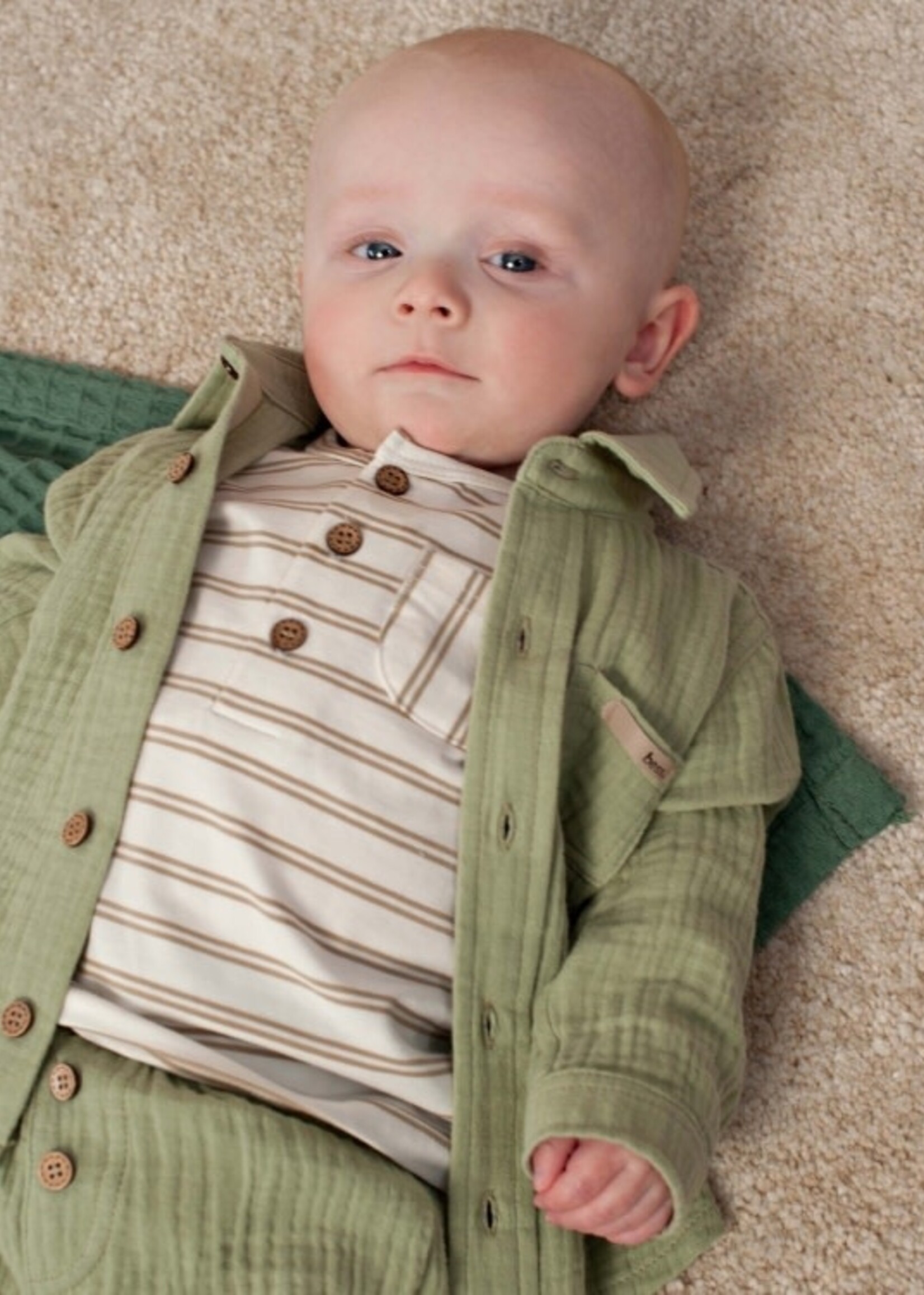 Bess Bess - blouse muslin teal