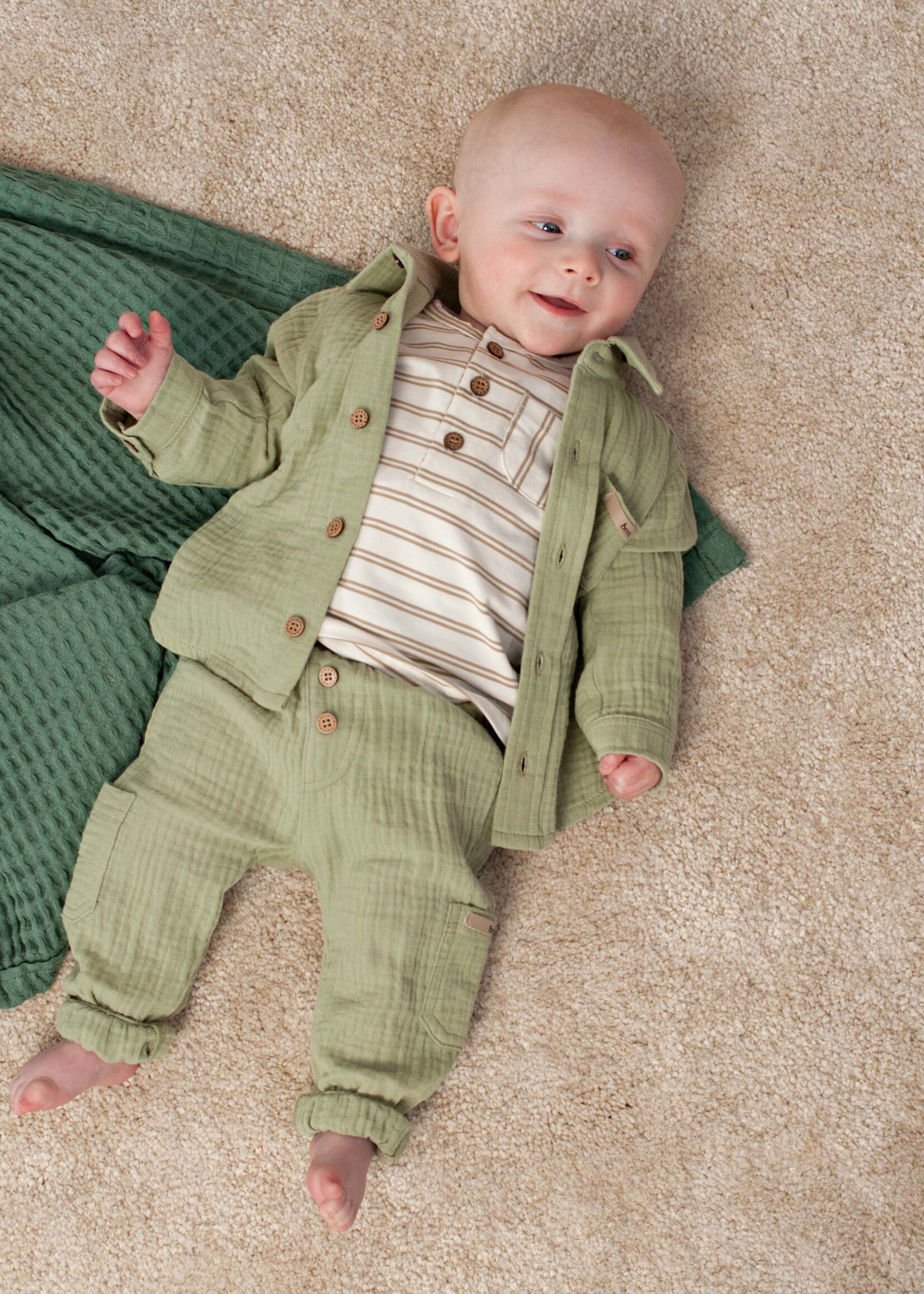 Bess Bess - blouse muslin teal