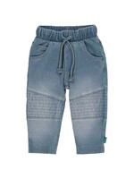 Bess Bess - pants jog denim stone wash