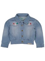 Bess Bess - jacket jog denim hearts stone wash