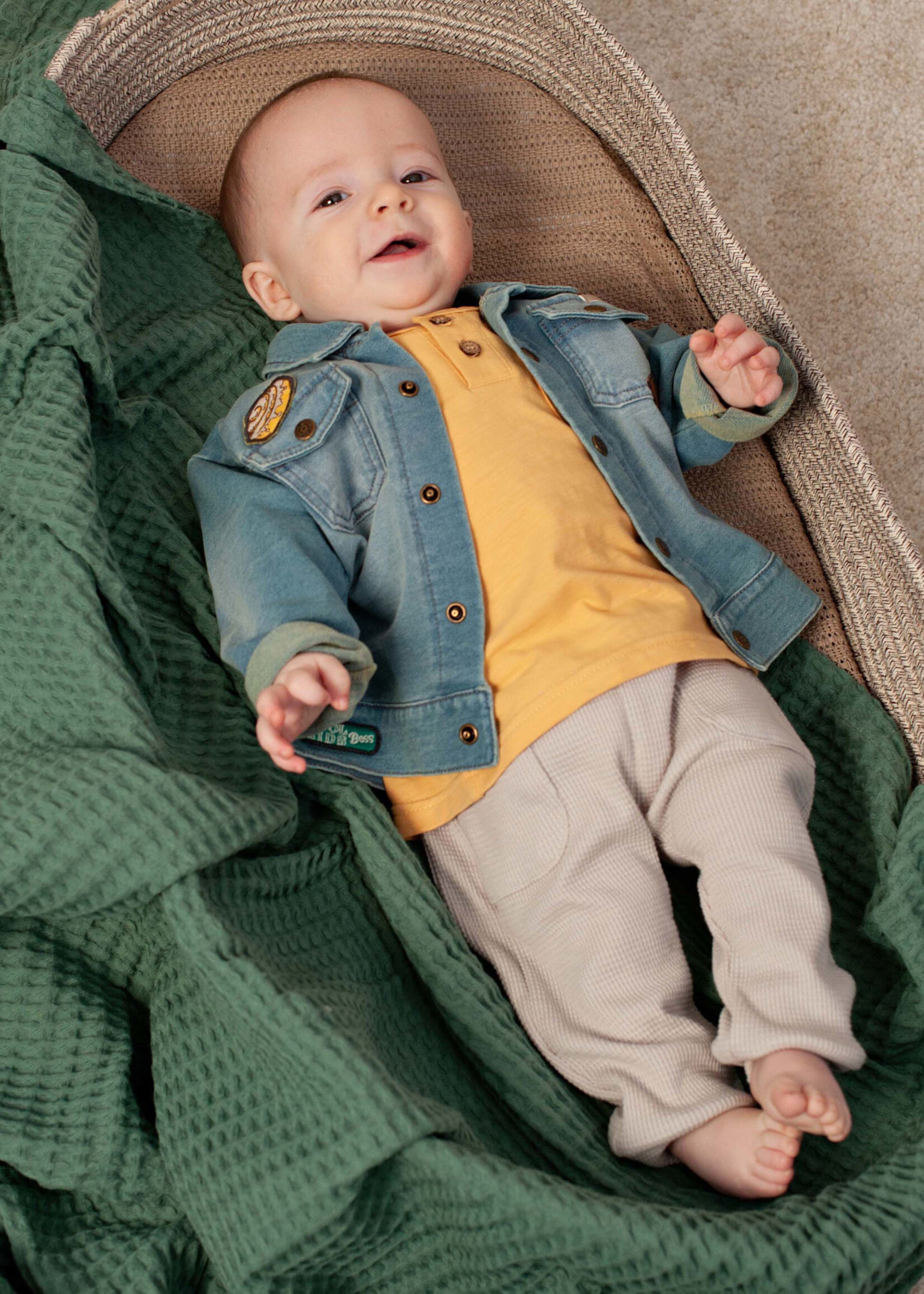 Bess Bess- jacket jog denim stone wash