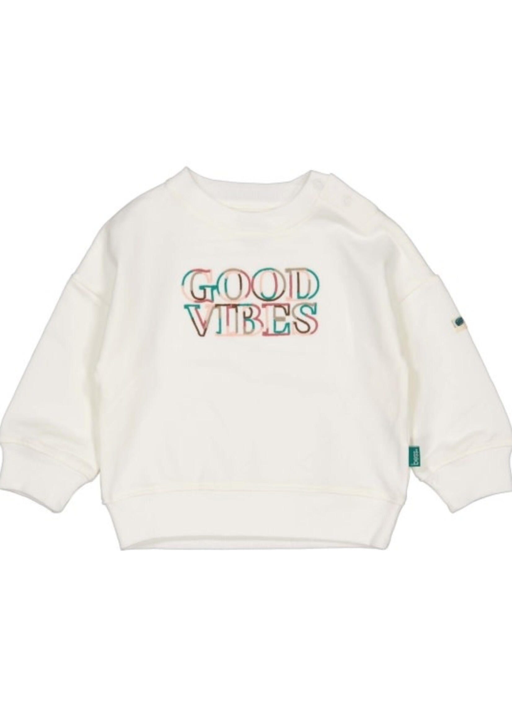 Bess Bess - sweater good vibes off white